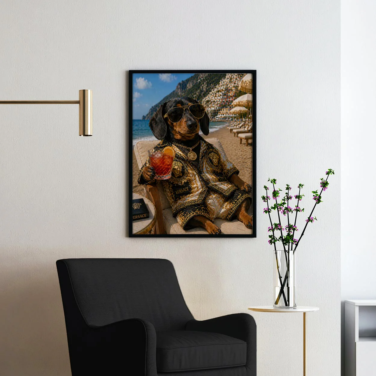 Versace Dachshund - Life's A Beach - Image 2