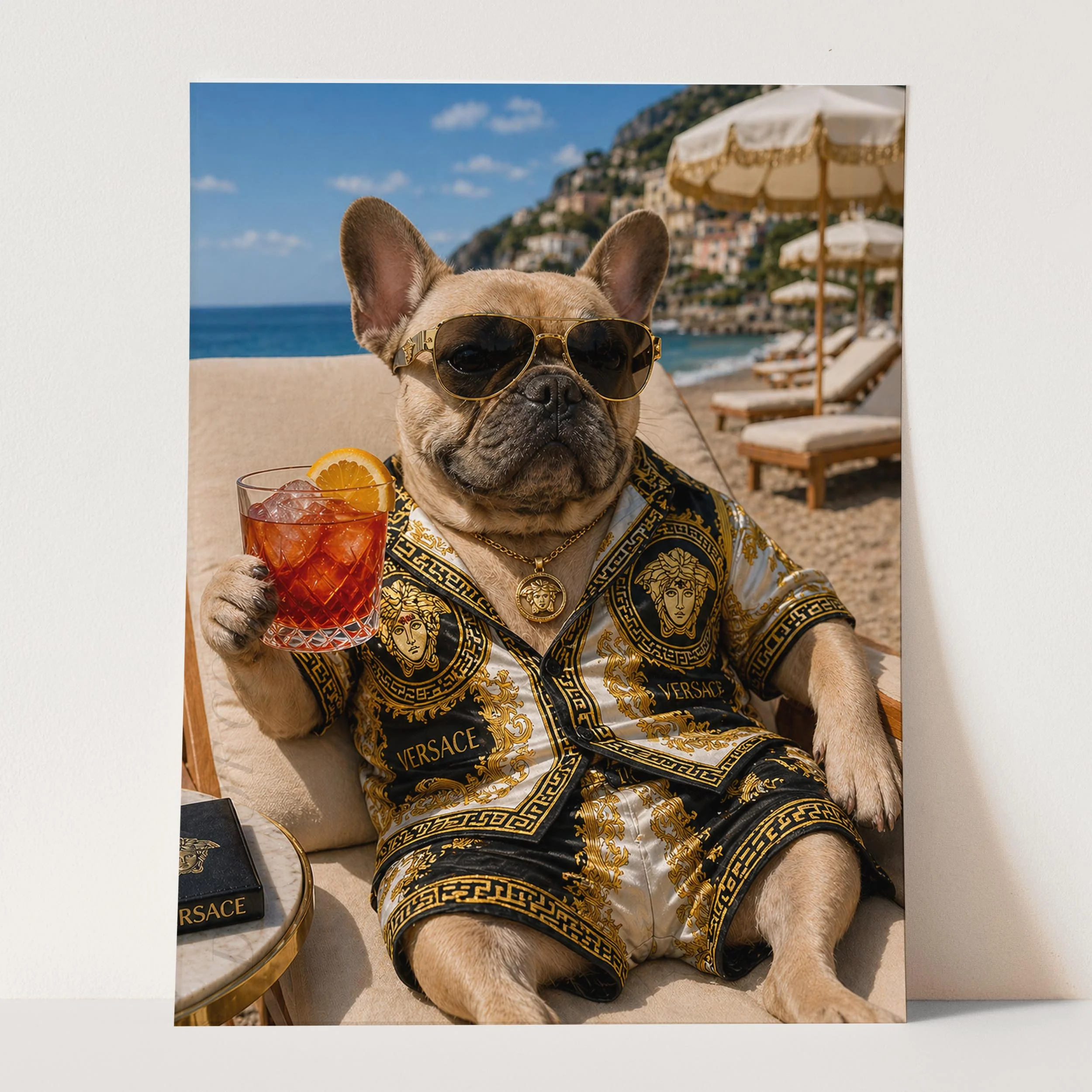 Versace French Bulldog - Life's A Beach - Image 3