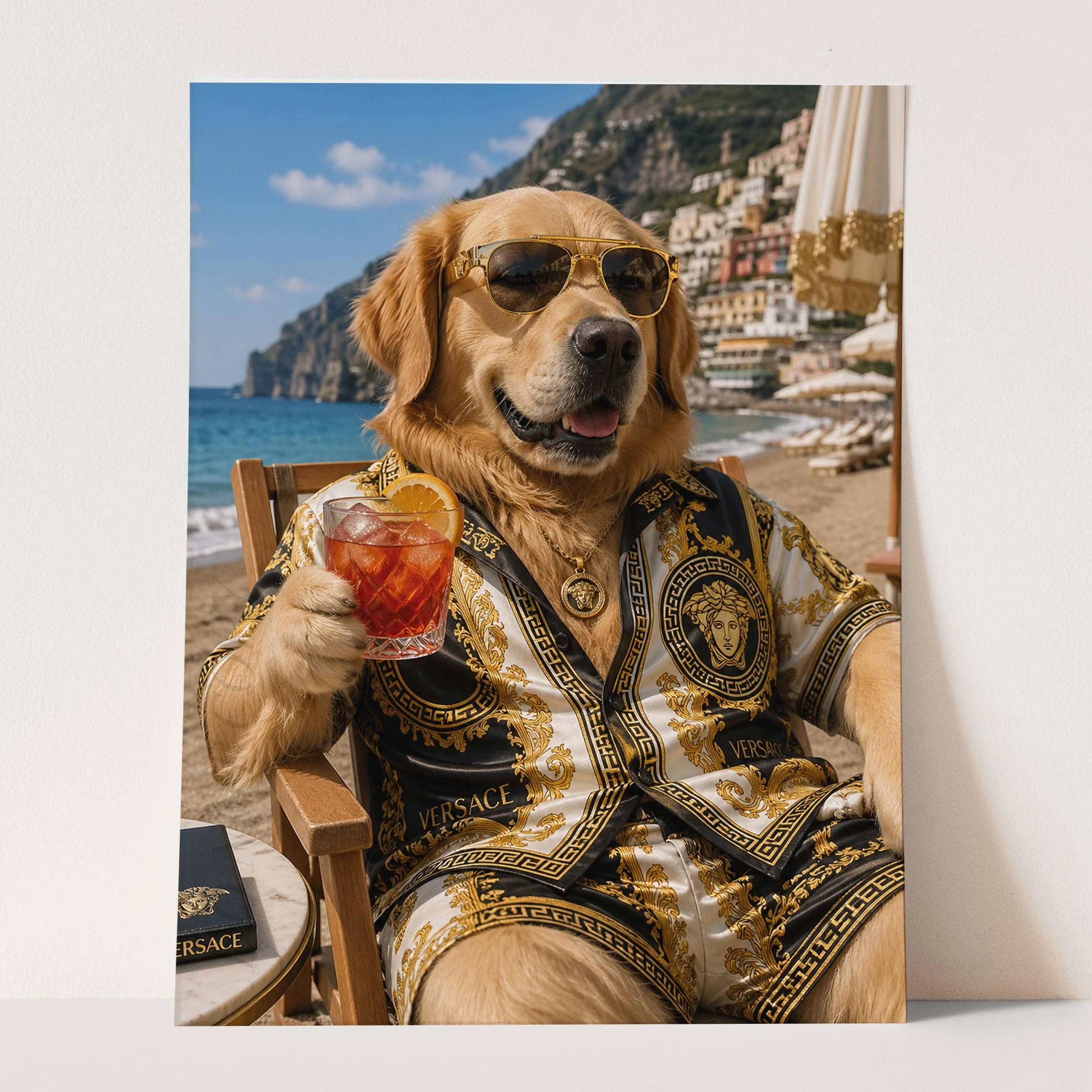 Versace Golden Retriever - Life's A Beach - Image 3