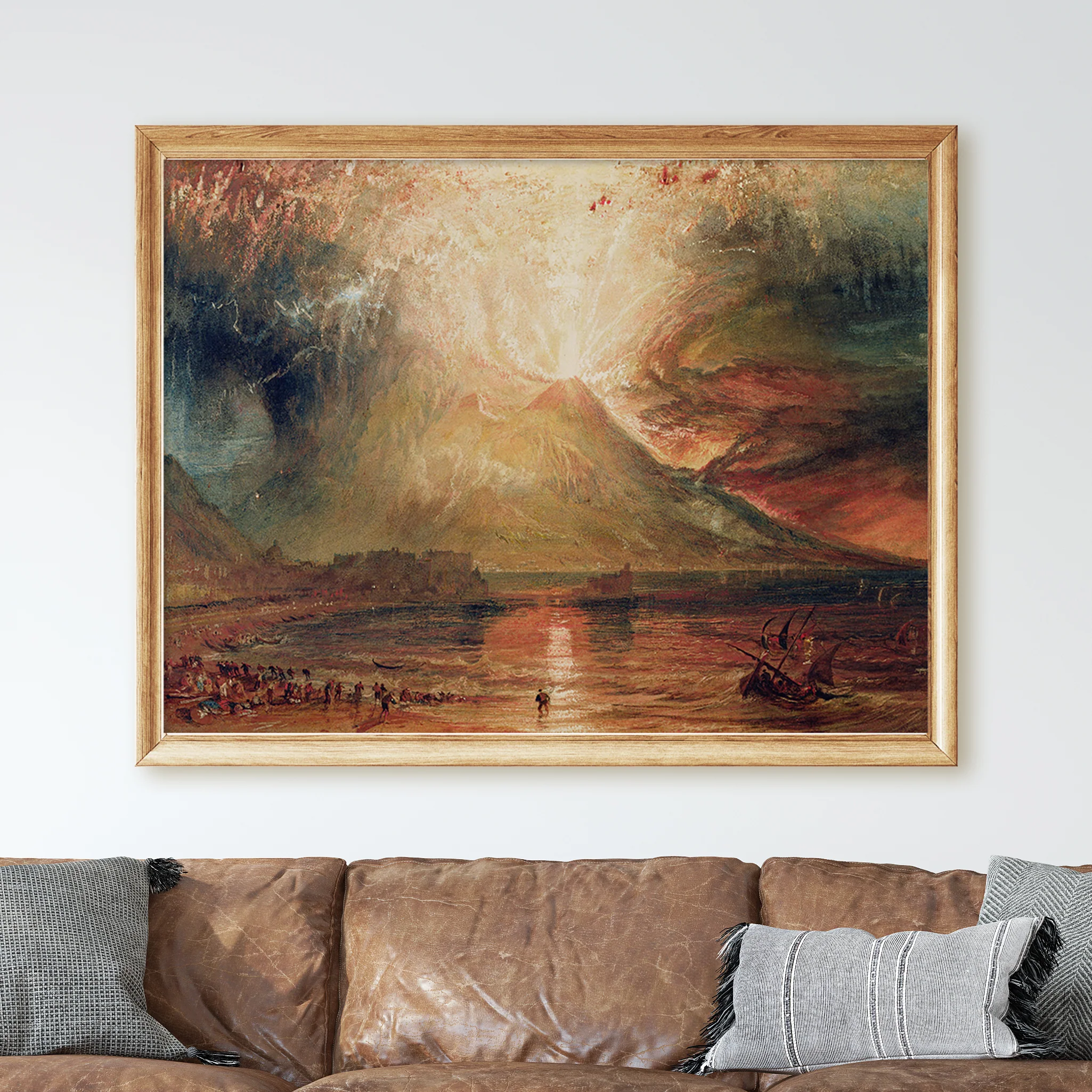 Vesuvius in Eruption by Joseph Mallord William Turner - Image 2