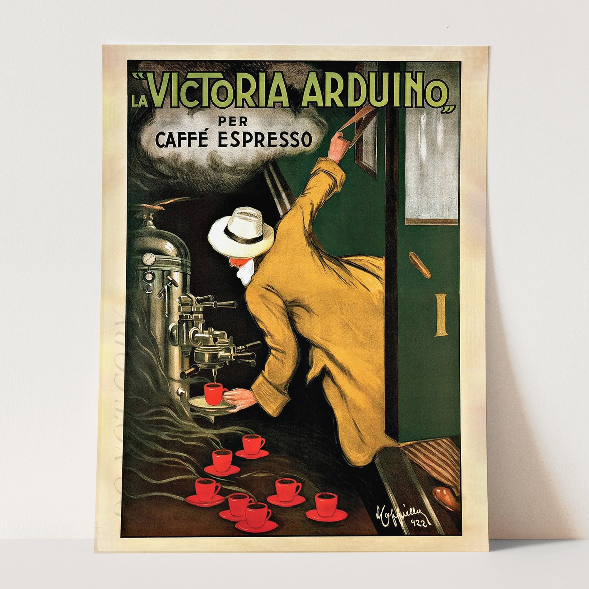 Victoria Arduino Vintage Cafe Poster - Image 3