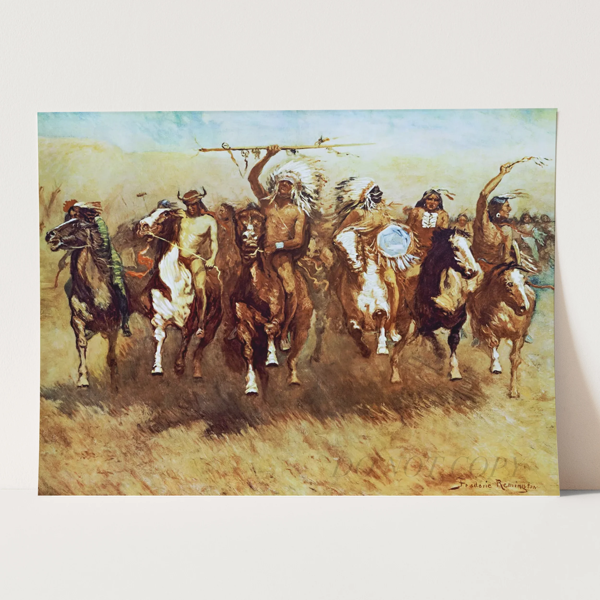 Victory Dance by Frederic Remington - Image 3