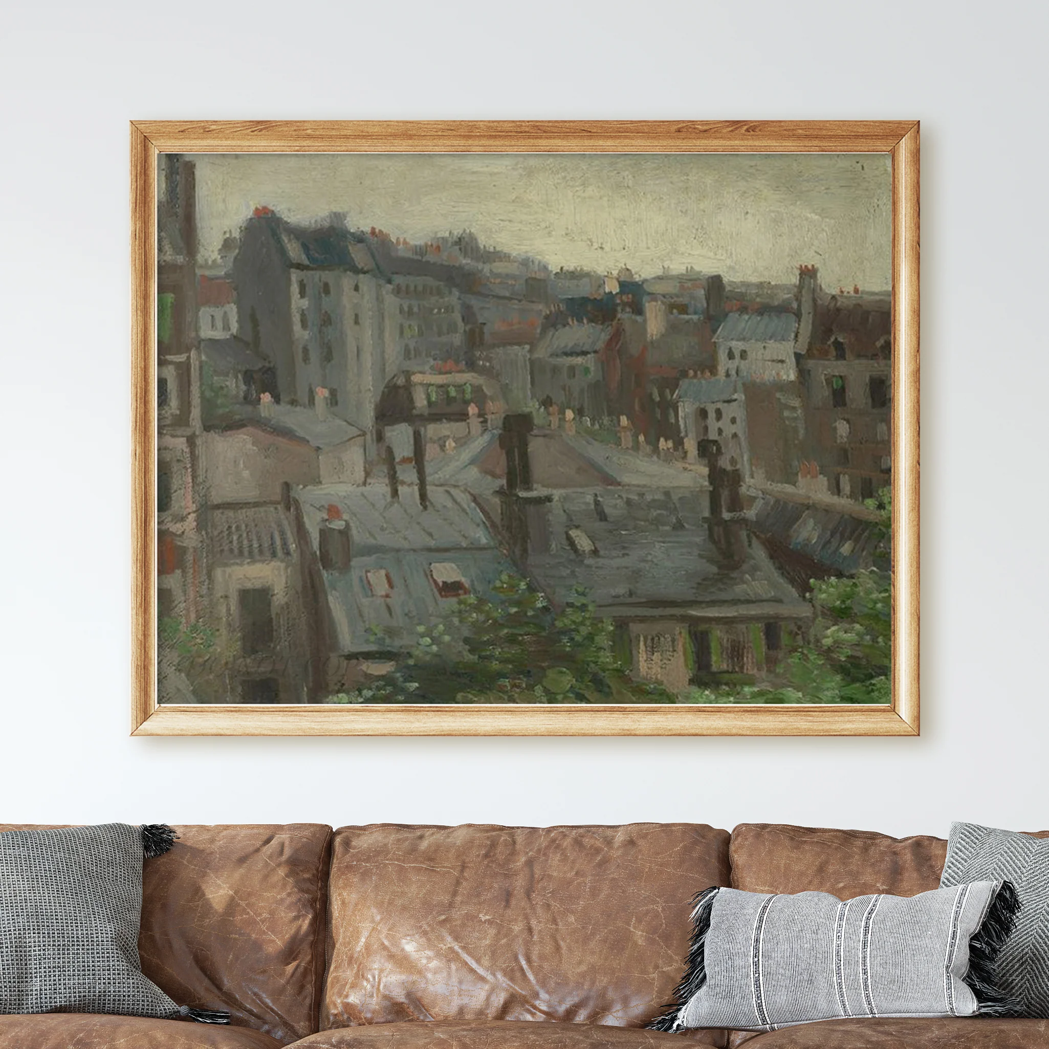 View from Vincent's Studio (1886) by Van Gogh - Image 2