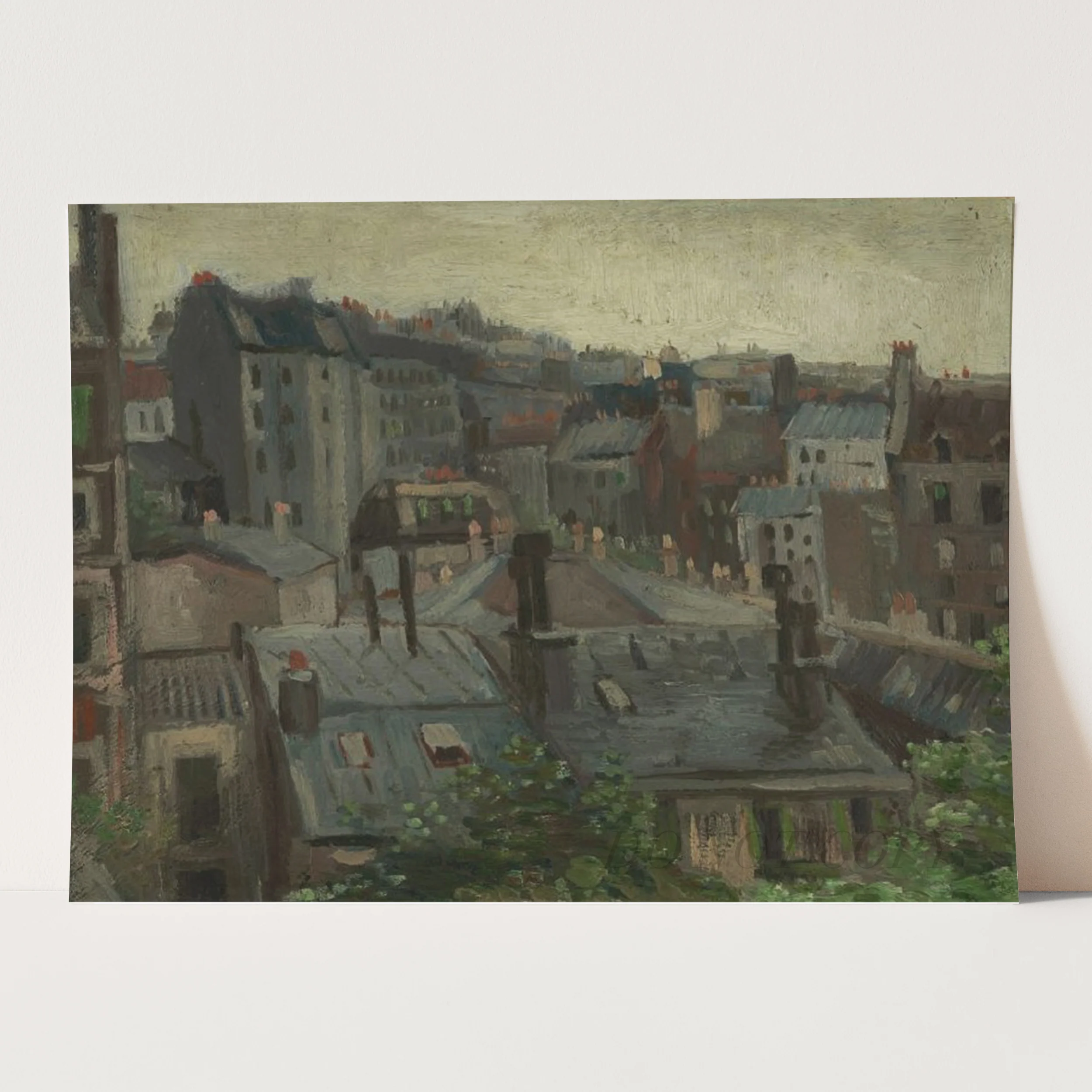View from Vincent's Studio (1886) by Van Gogh - Image 3