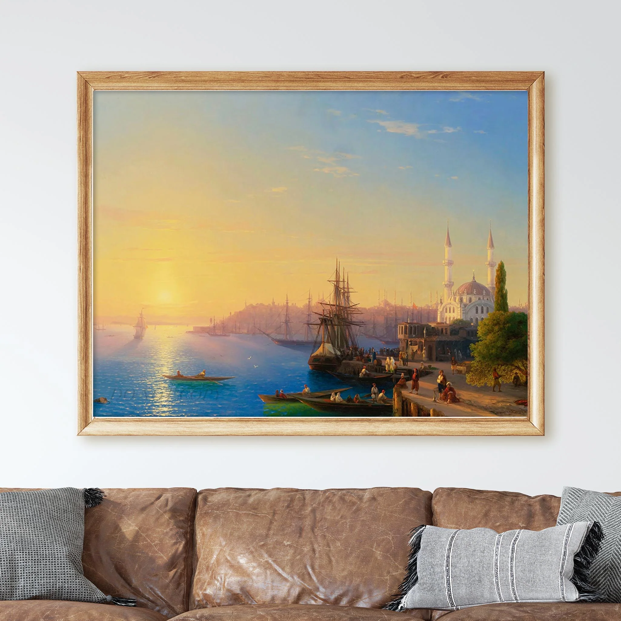 View Of Constantinople And The Bosphorus (1856) Ivan Aivazovsky - Image 2