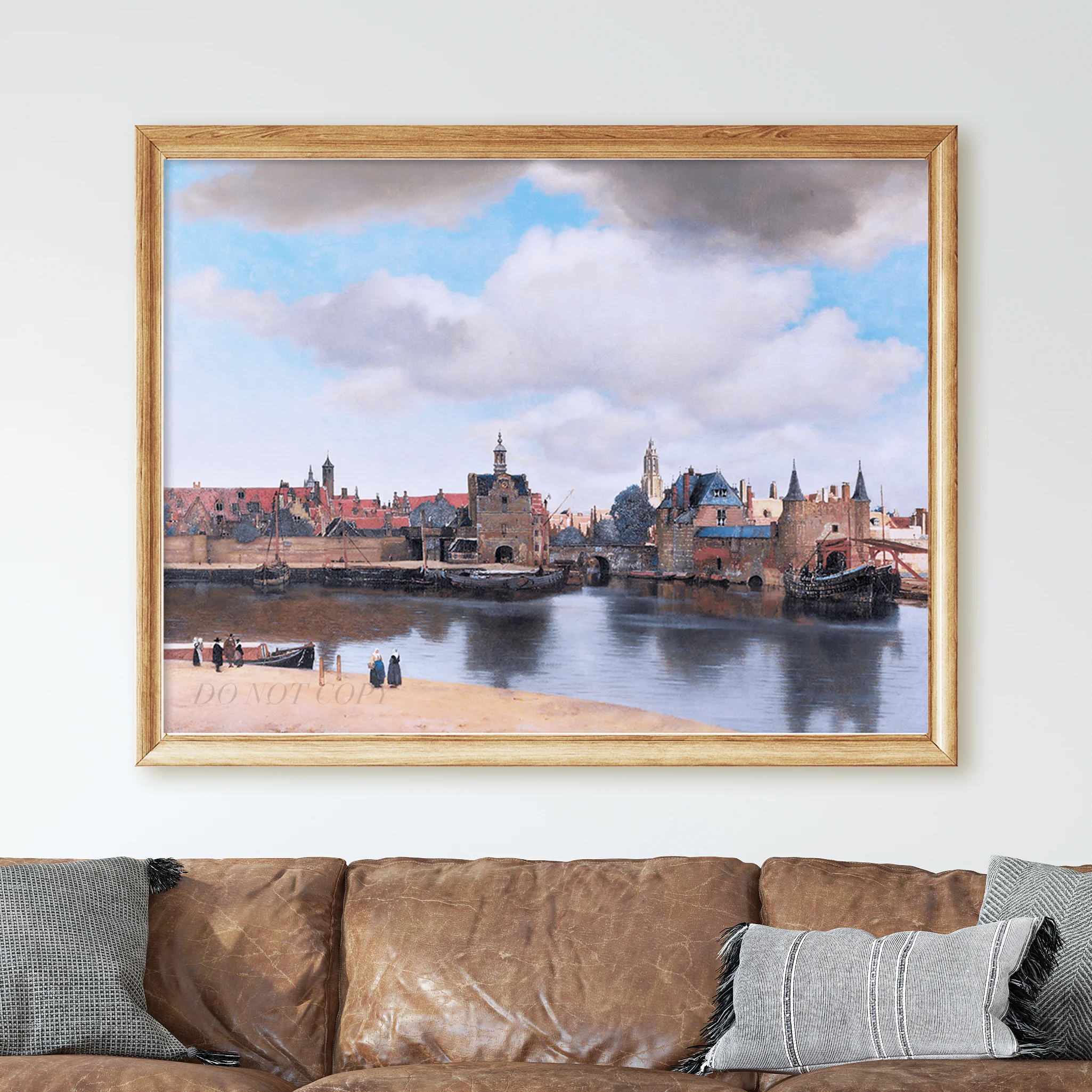 View of Delft by Johannes Vermeer - Image 2