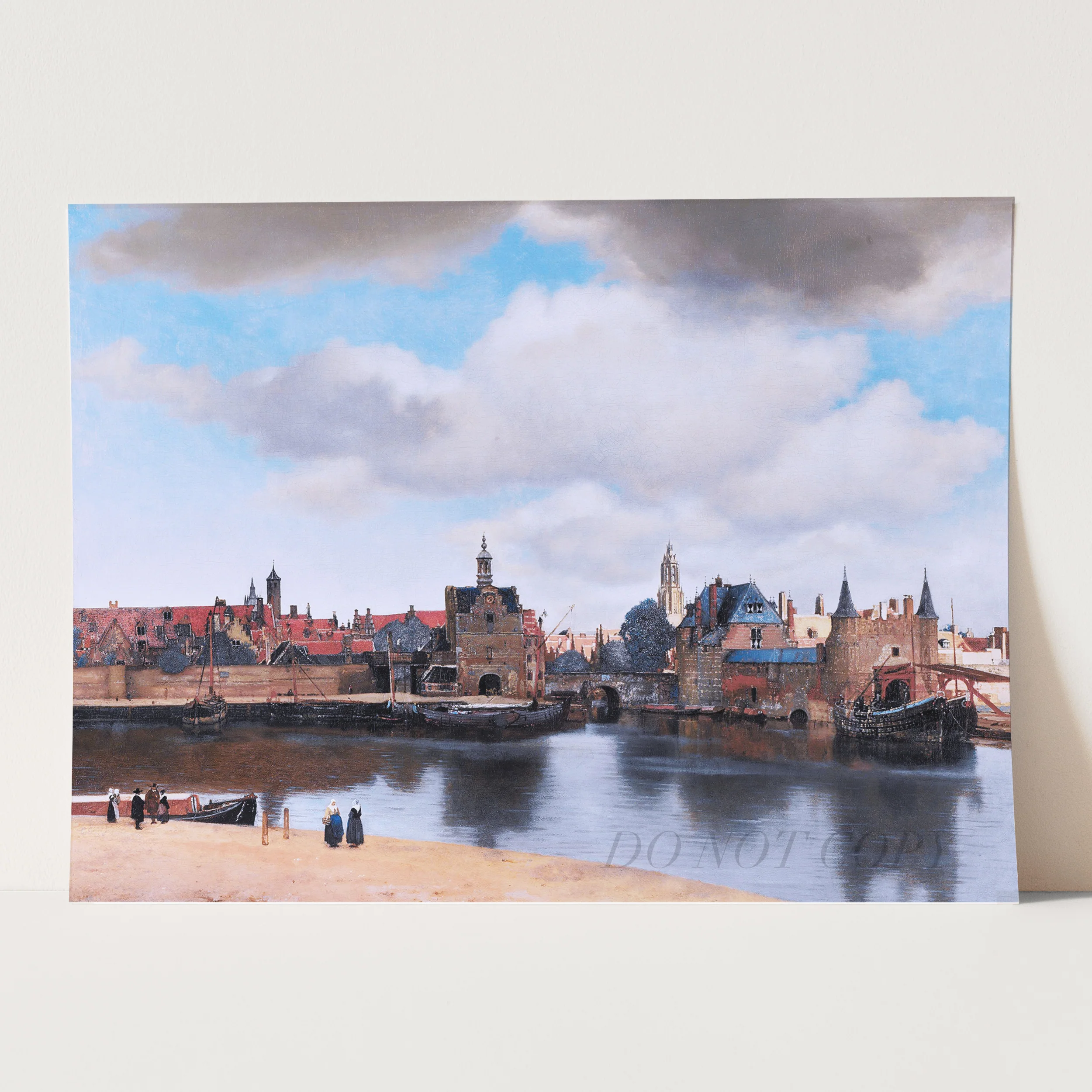 View of Delft by Johannes Vermeer - Image 3