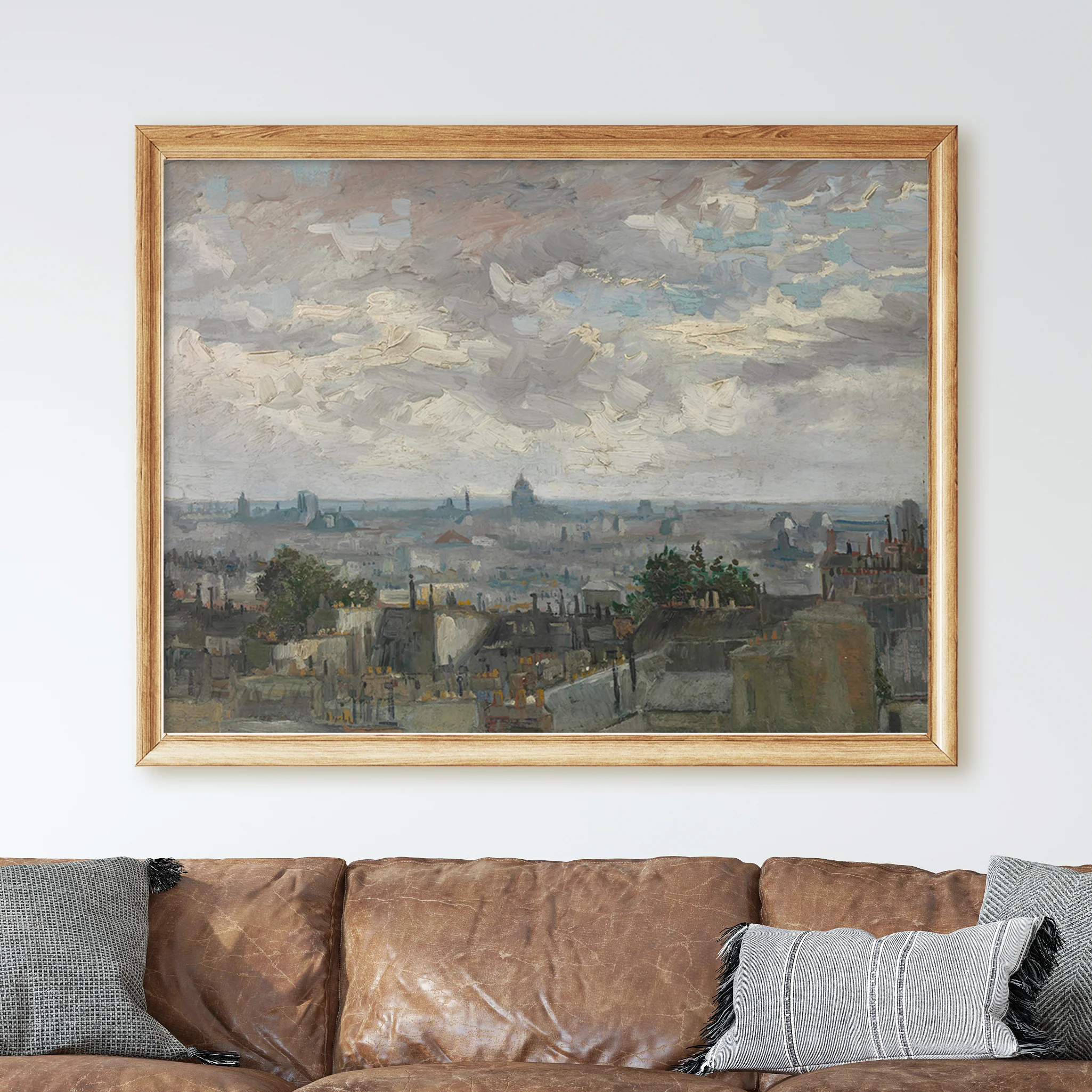 View of Paris (1886) by Van Gogh - Image 2