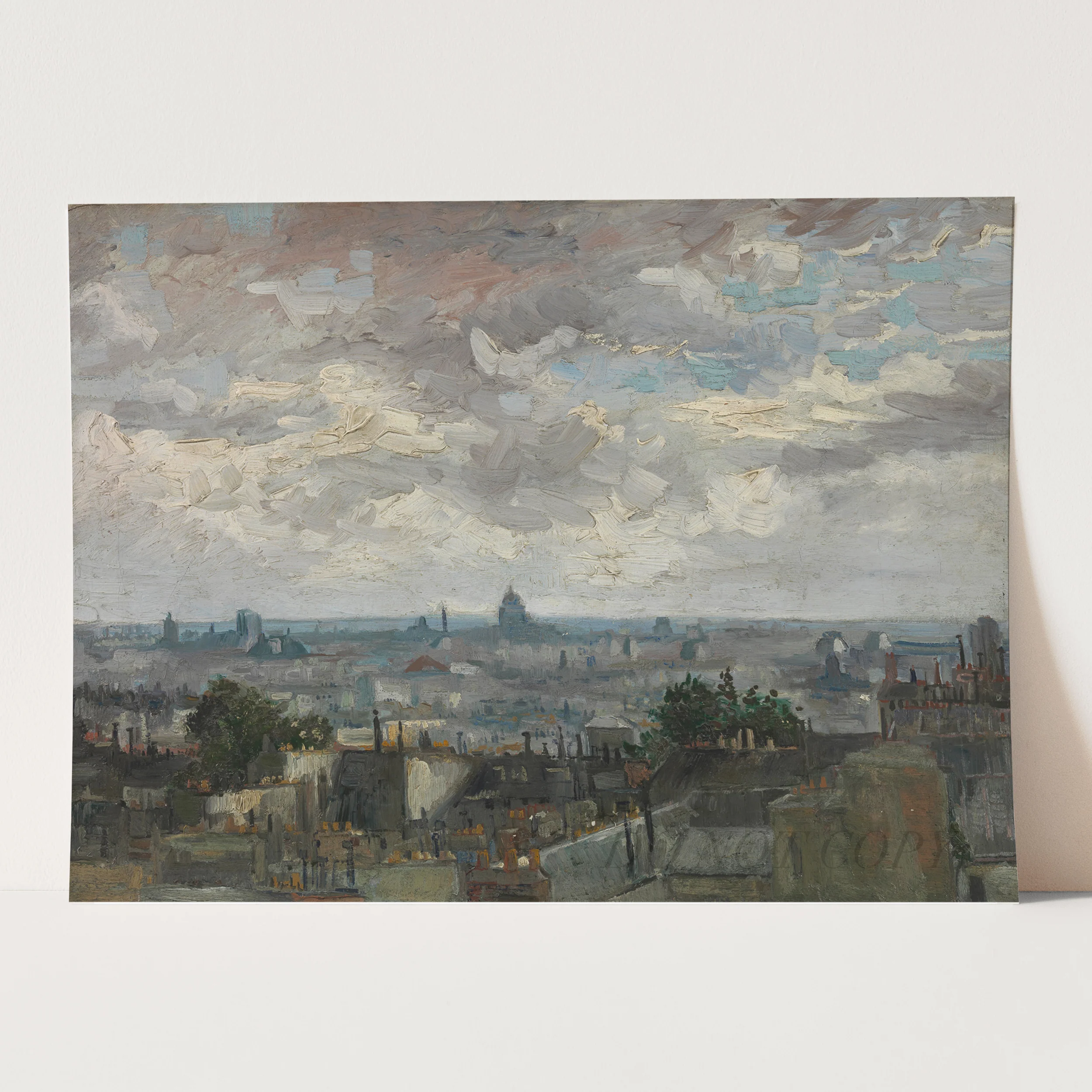 View of Paris (1886) by Van Gogh - Image 3