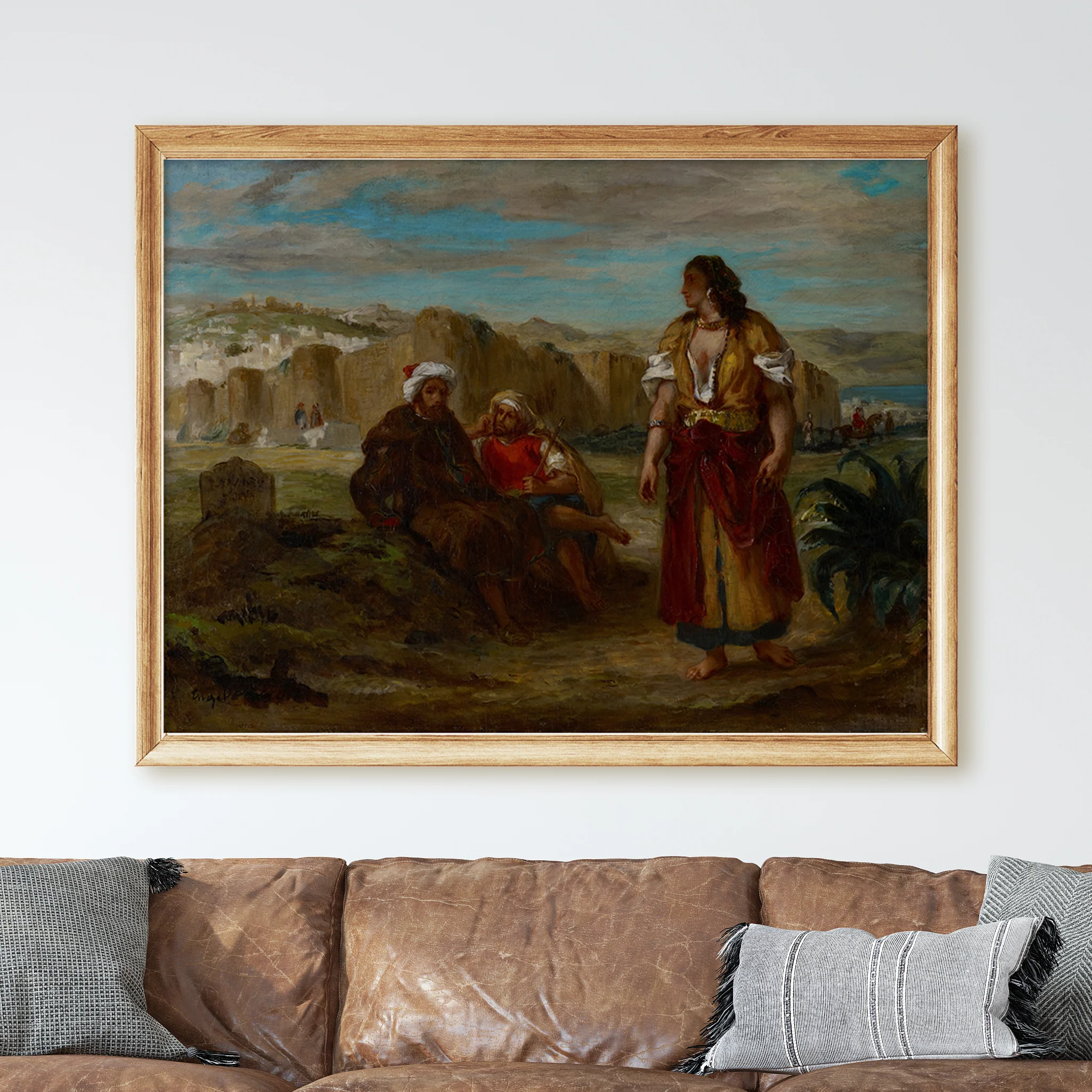 View of Tangier (1853) by Eugène Delacroix - Image 2