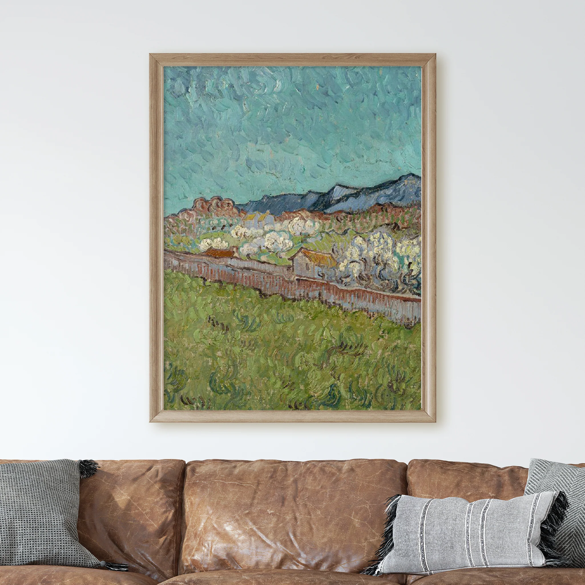 View of the Alpilles (1890) by Van Gogh - Image 2