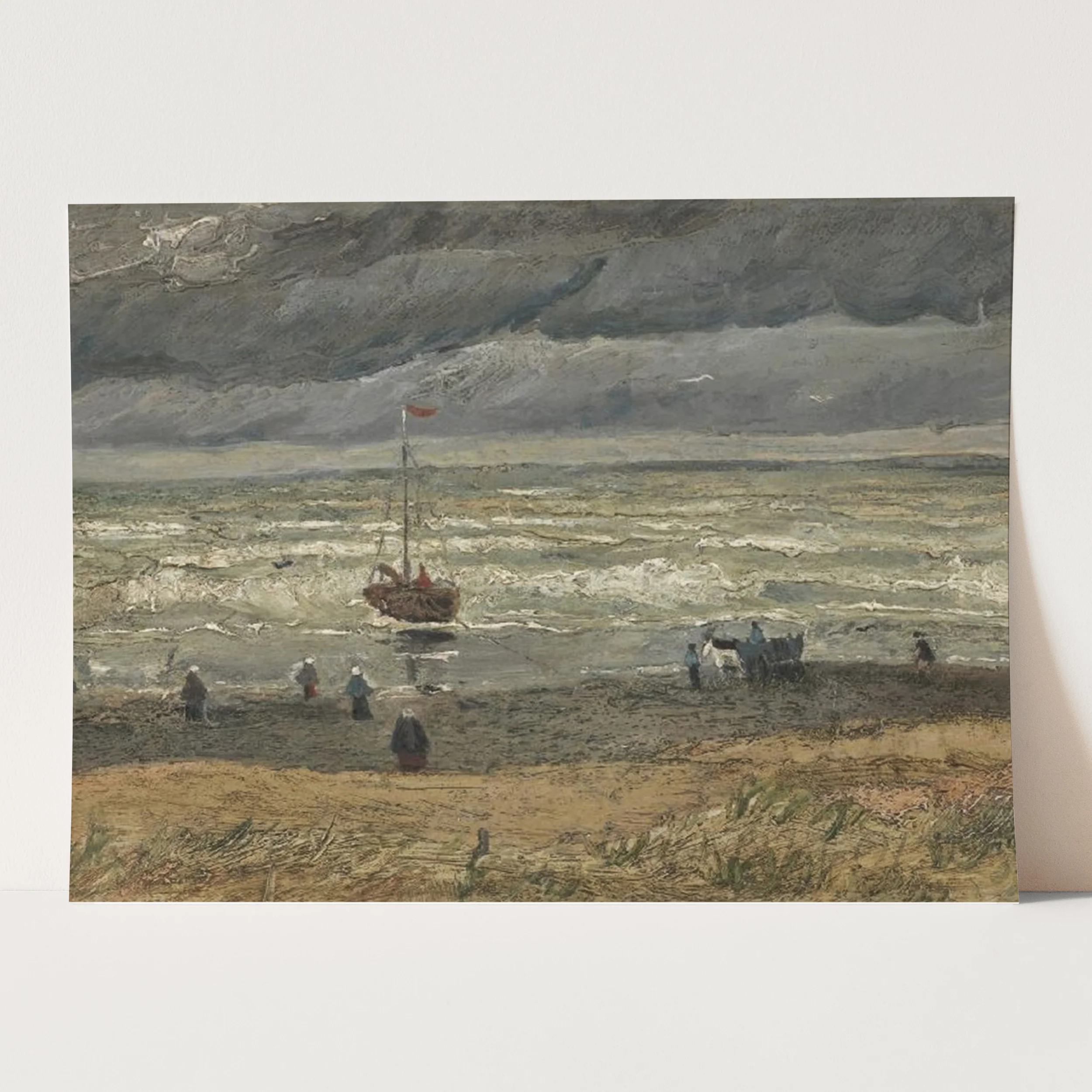 View of the Sea at Scheveningen (1882) by Van Gogh - Image 3