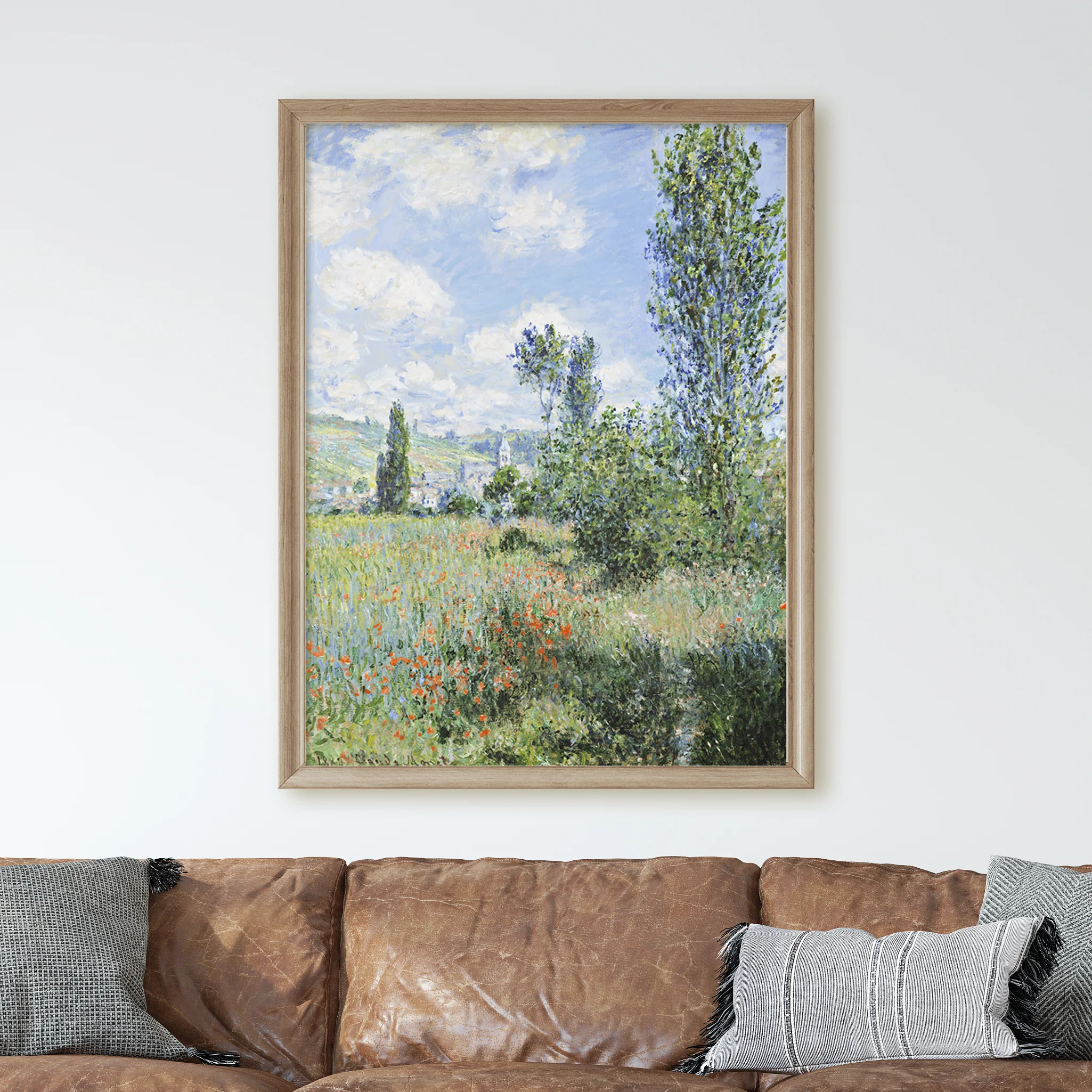 View of Vétheuil (1880) by Claude Monet - Image 2