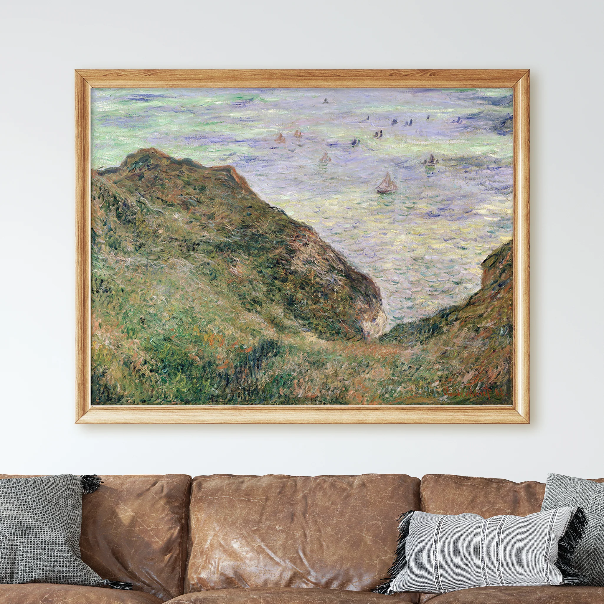 View Over the Sea (1882) by Claude Monet - Image 2