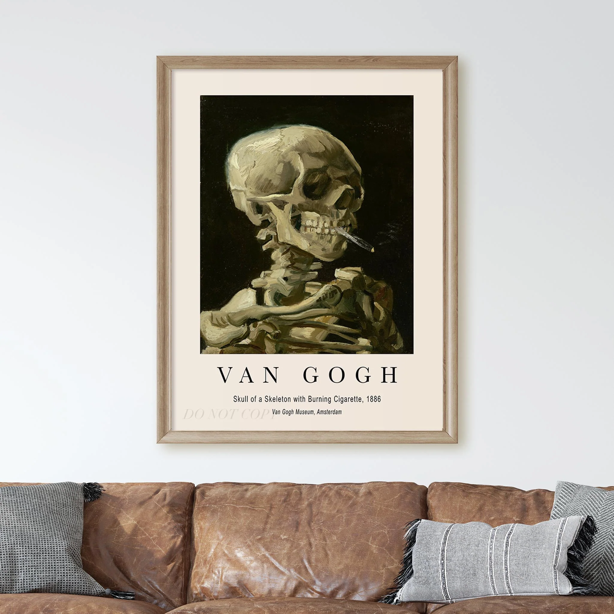 Vincent Van Gogh: Skull of a Skeleton with Burning Cigarette - Image 2
