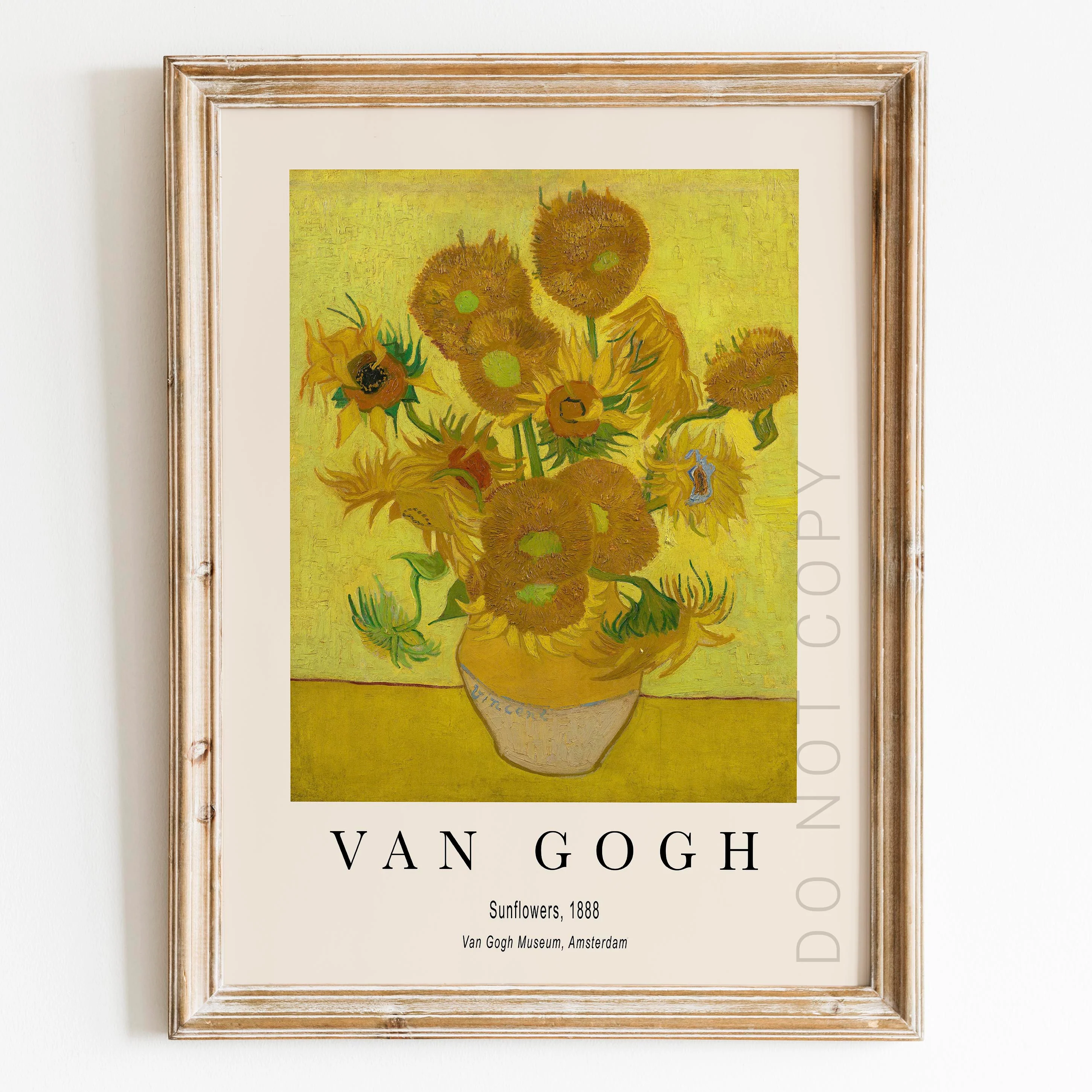 Vincent Van Gogh: Sunflowers 1888