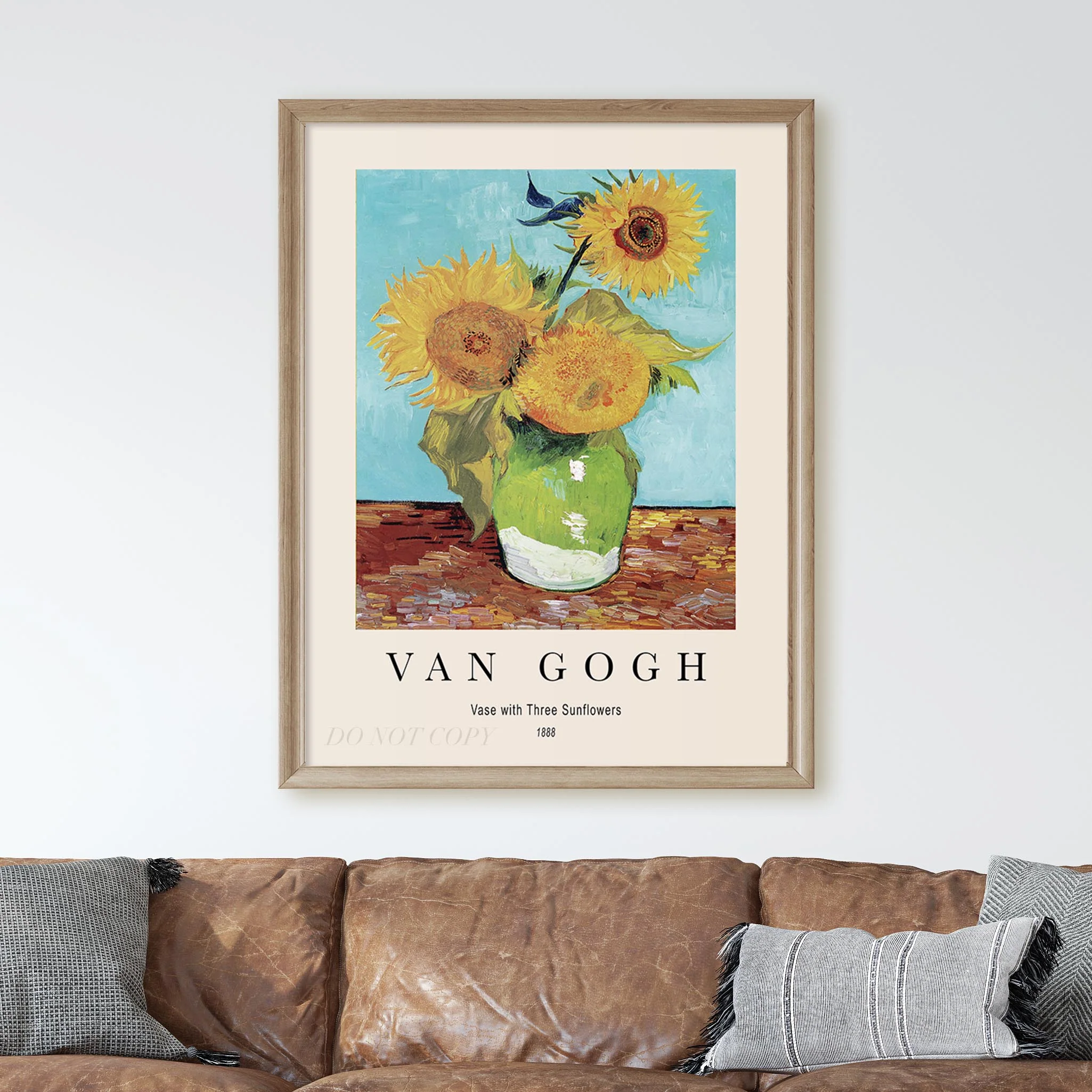 Vincent Van Gogh: Vase With Three Sunflowers - Image 2