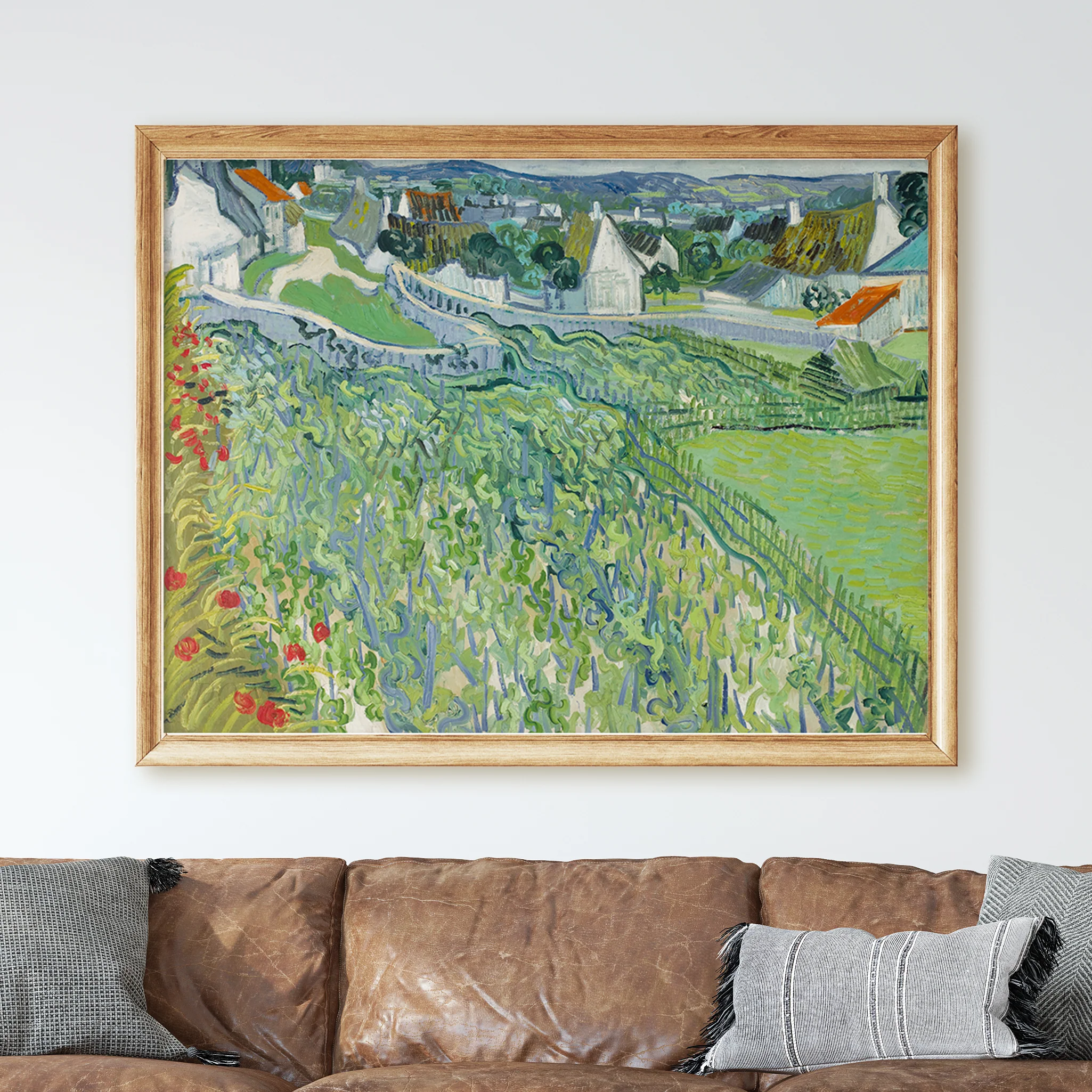 Vineyards at Auvers (1890) by Van Gogh - Image 2