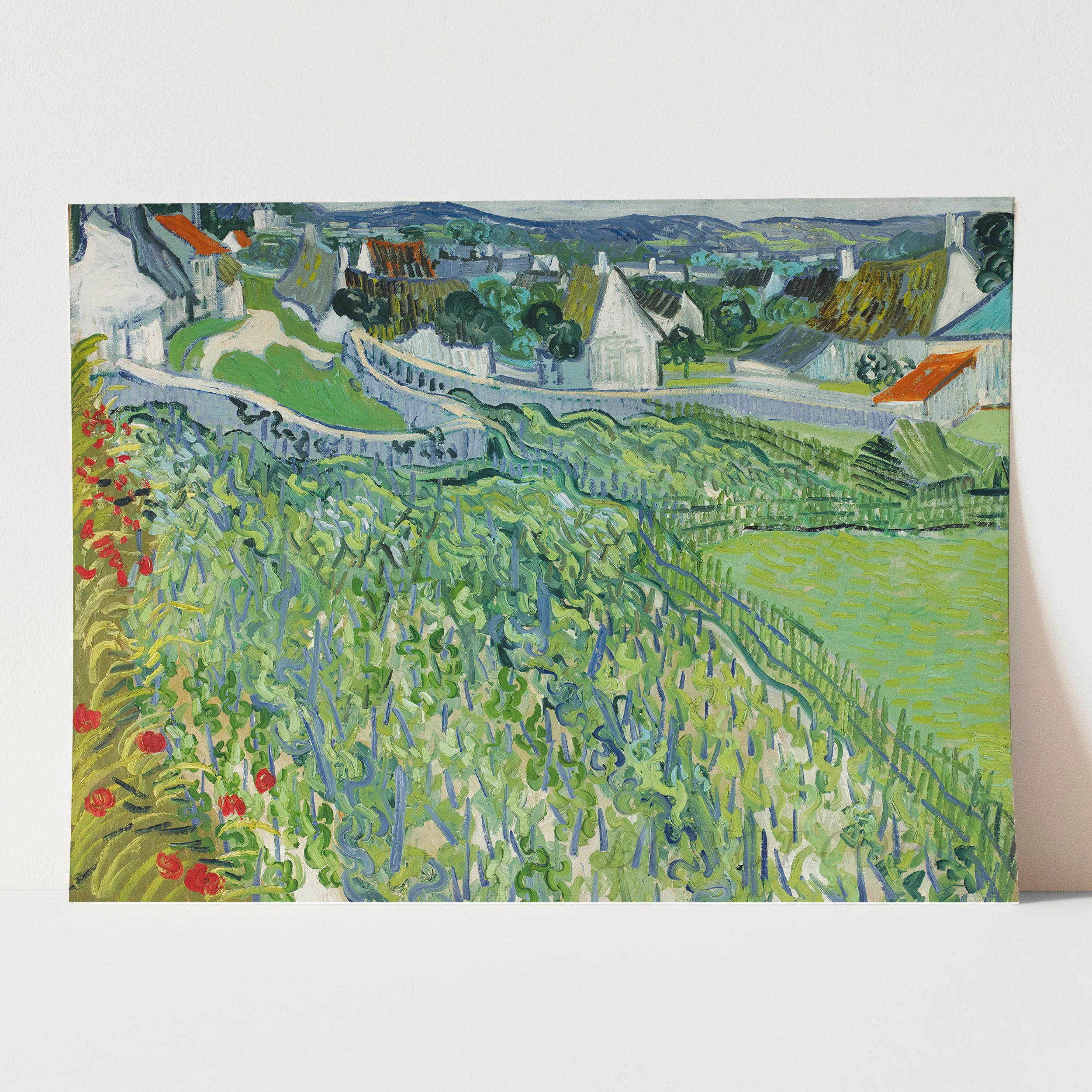Vineyards at Auvers (1890) by Van Gogh - Image 3