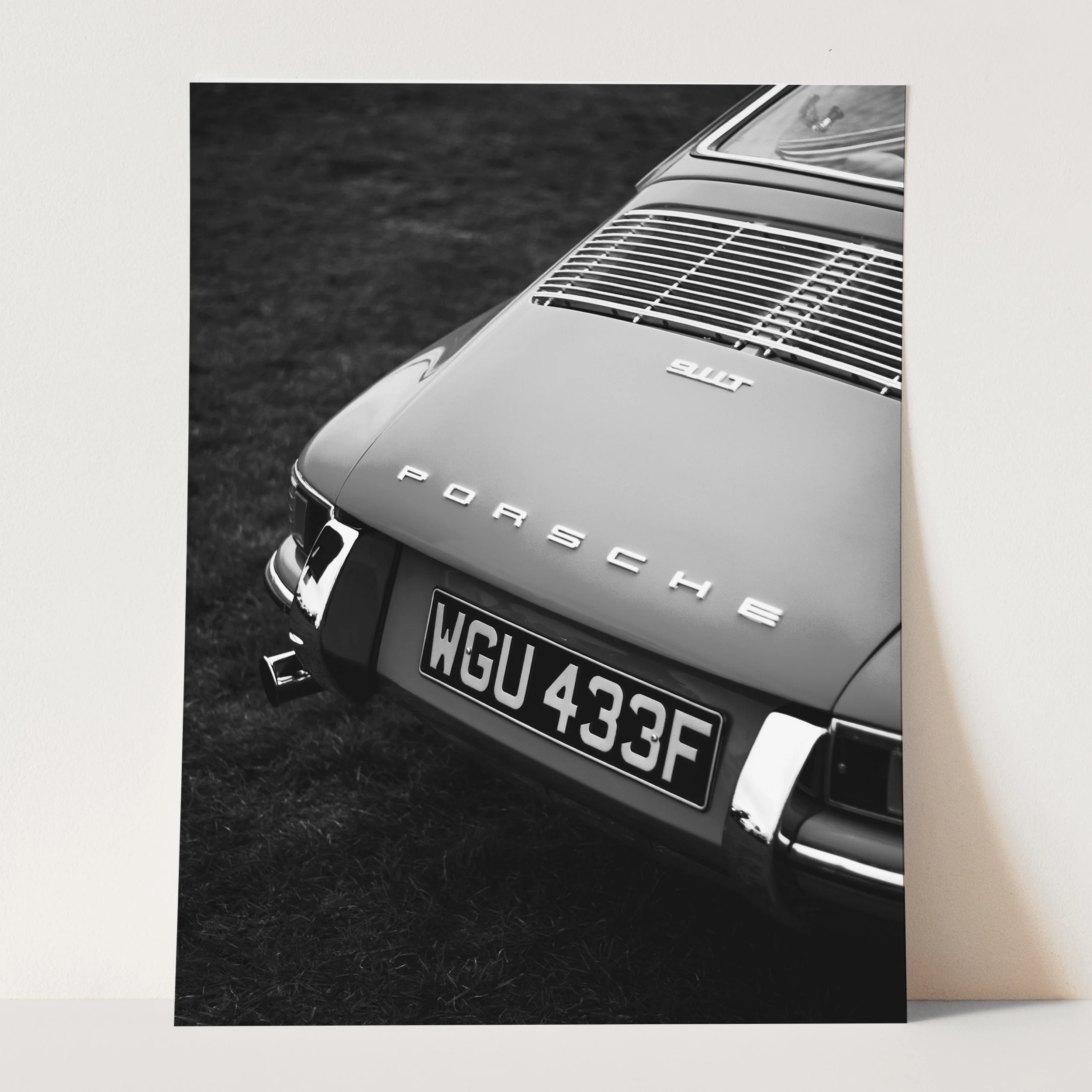 Vintage Black & White Porsche 911 SWT - Image 3