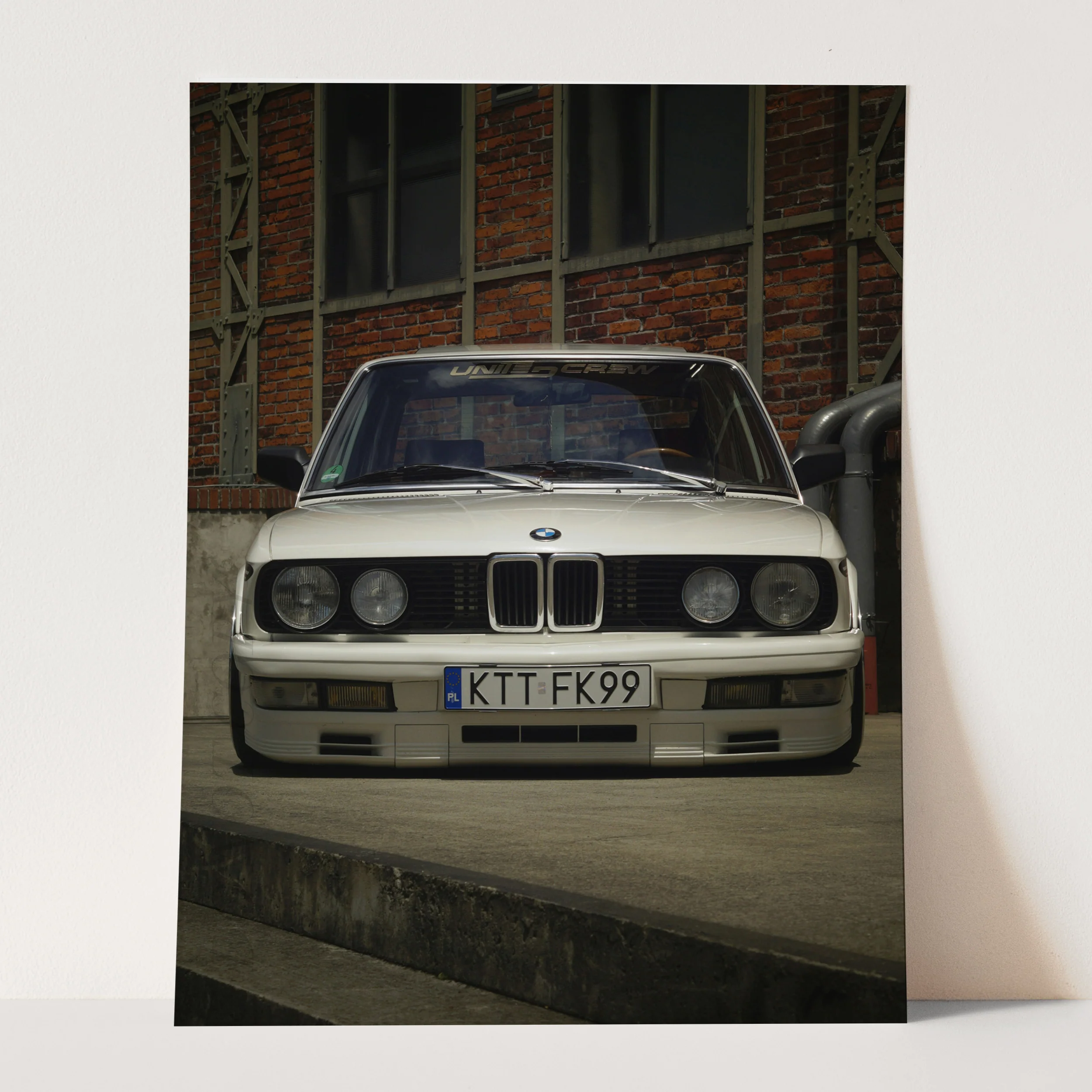 Vintage BMW Front View - Image 3