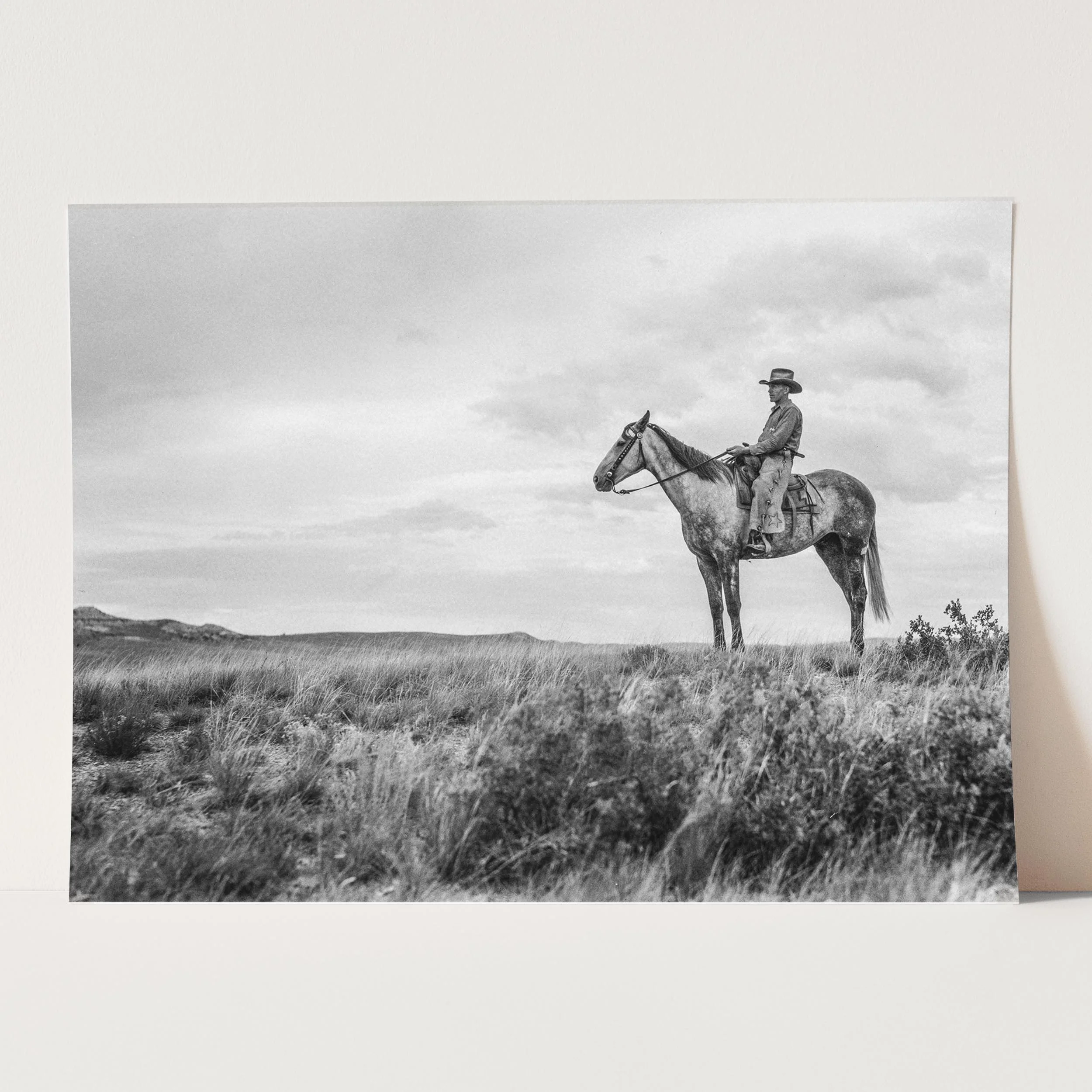 Vintage Cowboy On Horse - Image 5