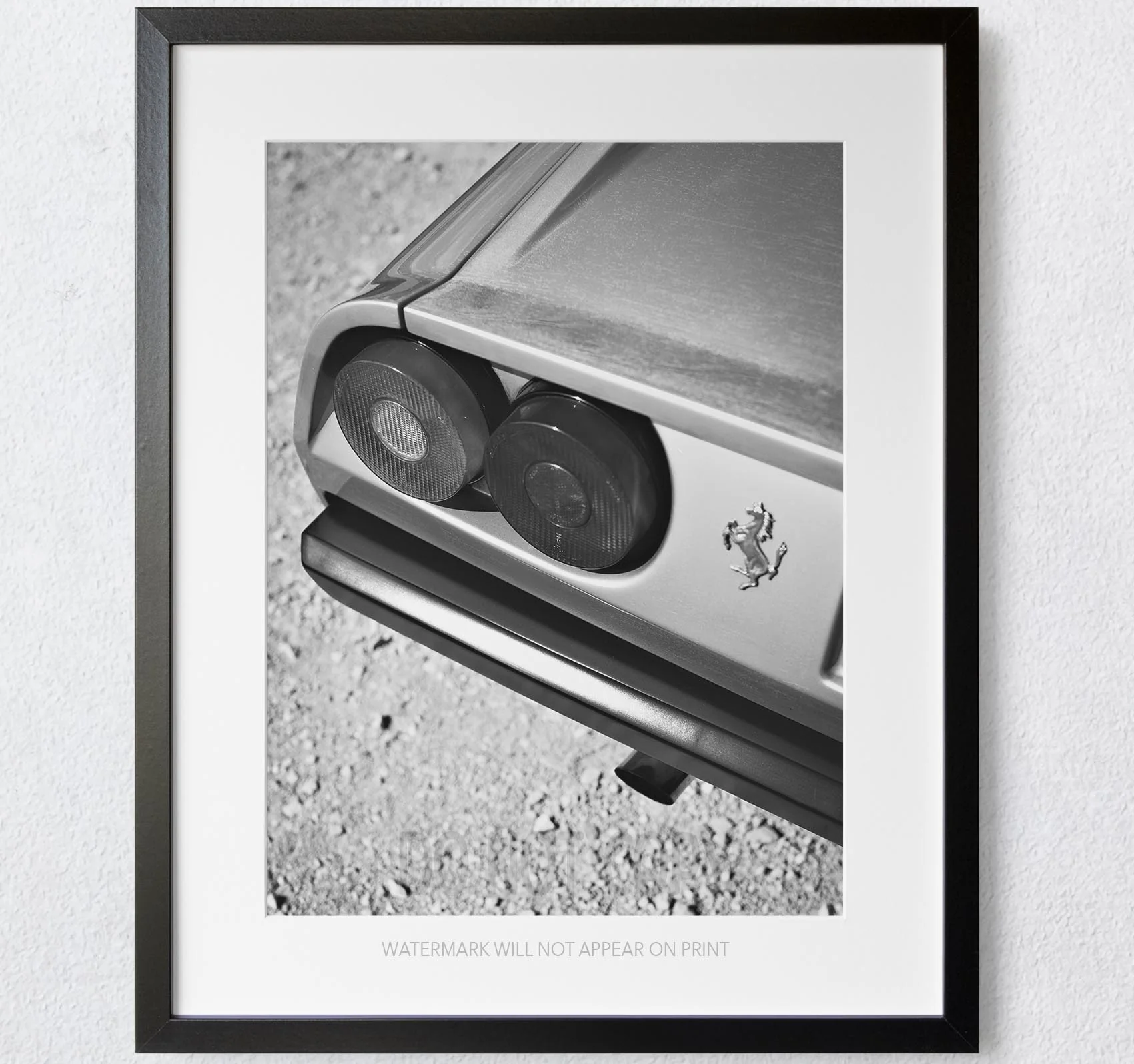 Vintage Ferrari 308 Rear View - Image 3