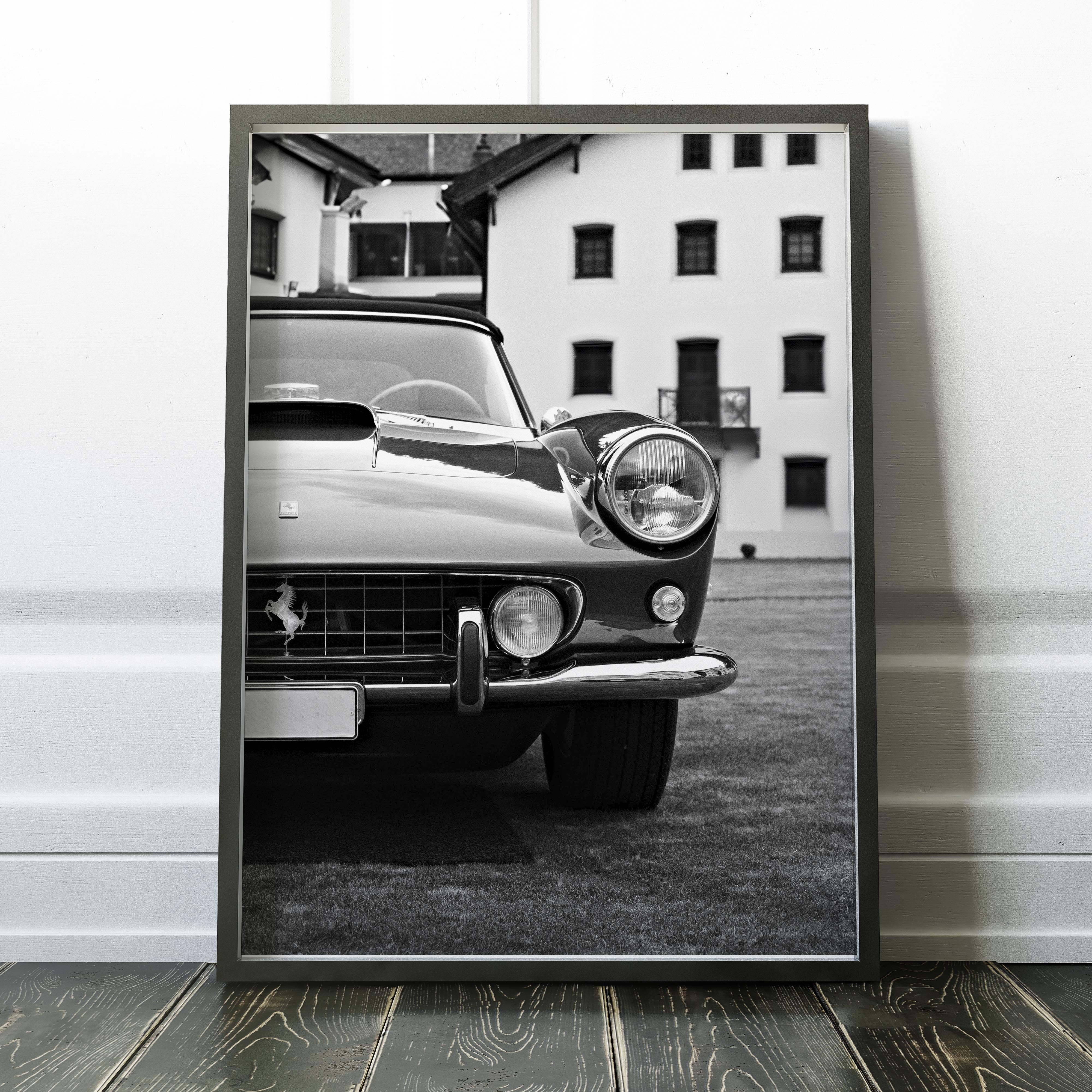 Vintage Ferrari Black & White - Image 2