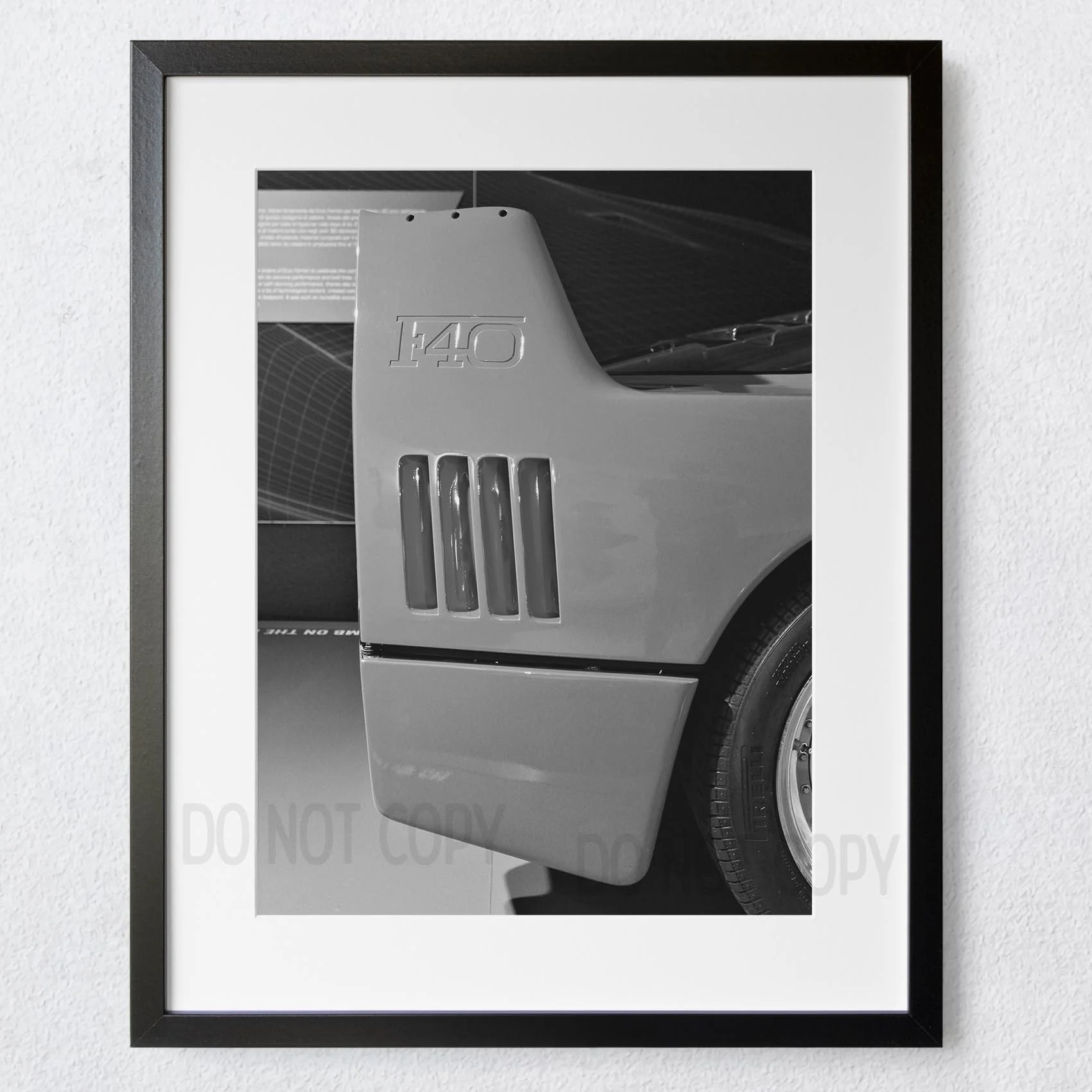 Vintage Ferrari F40 Rear View - Image 3