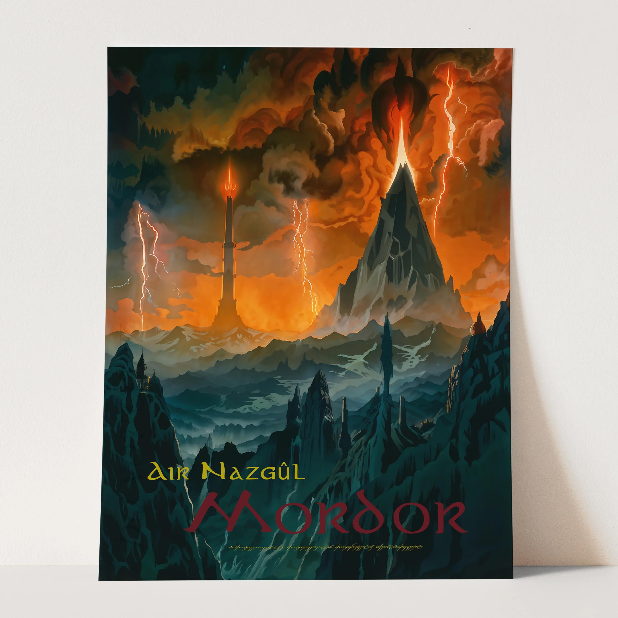 Vintage Mordor Travel Poster - Image 3