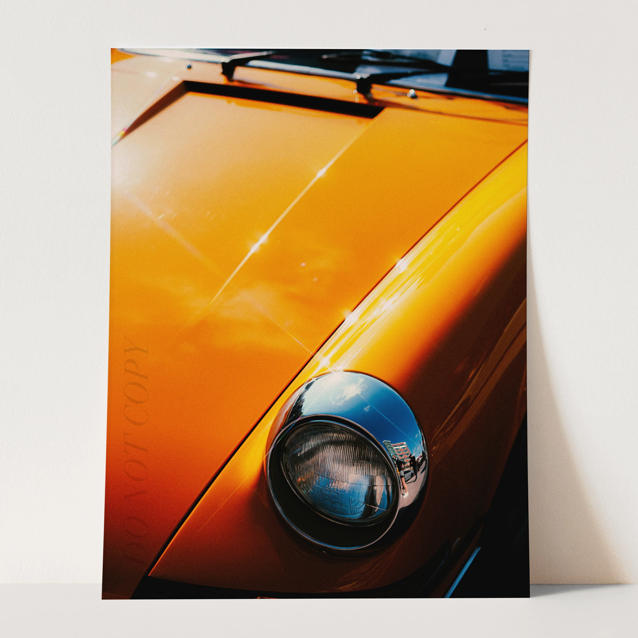 Vintage Orange Porsche 911 Light - Image 3