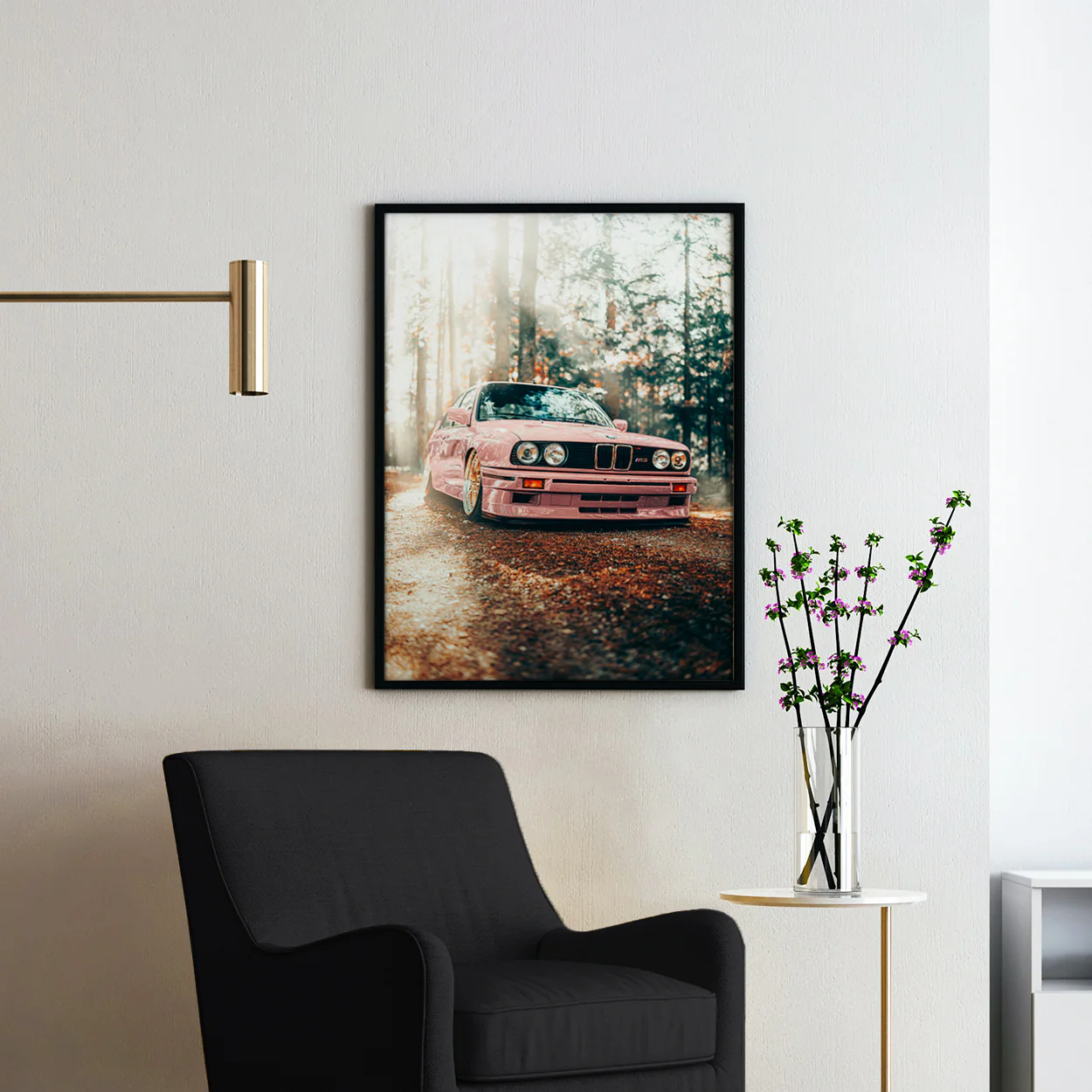 Vintage Pink BMW - Image 2