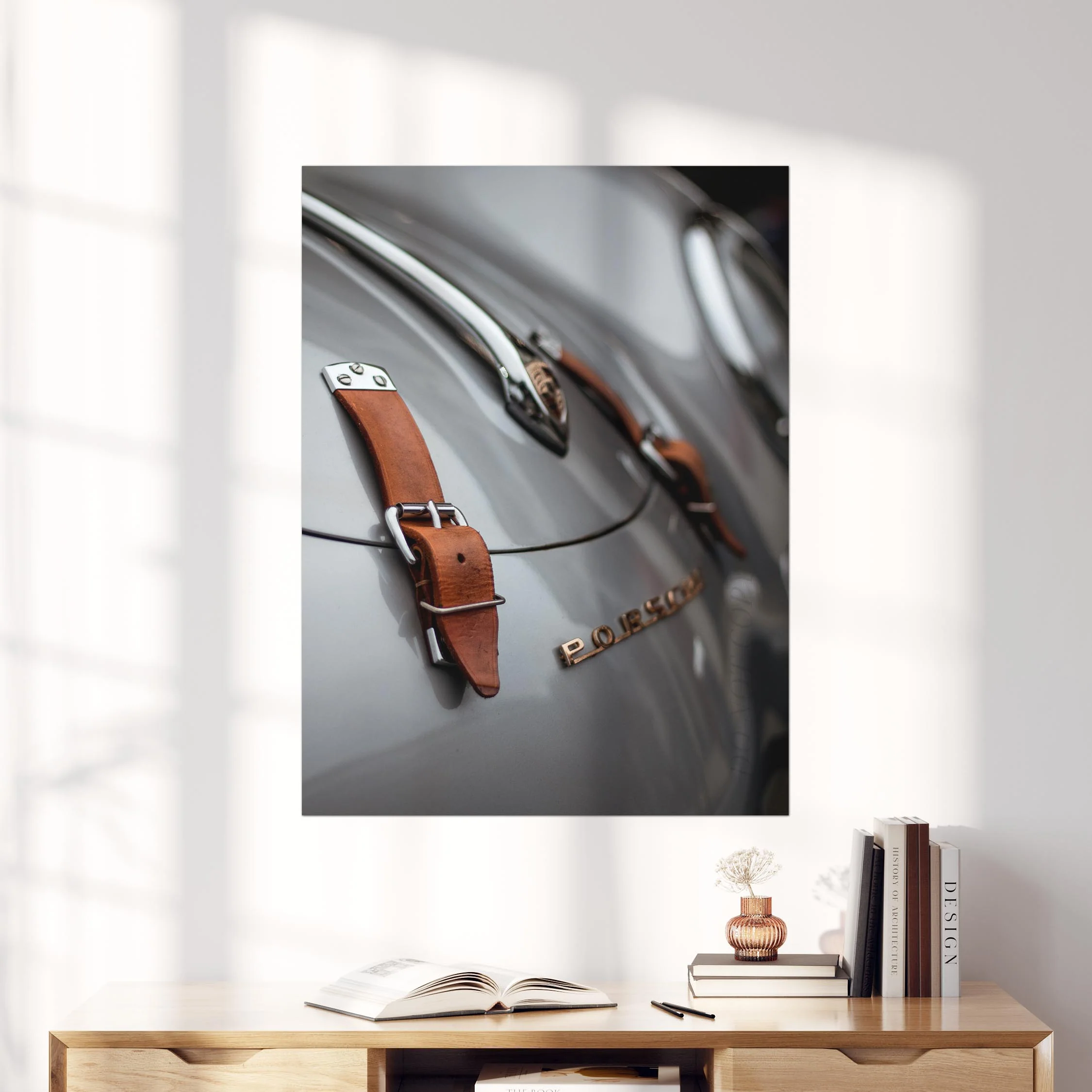 Vintage Porsche 356 Hood Straps - Image 3