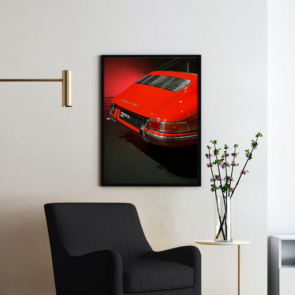 Vintage Red Porsche Bumper - Image 2