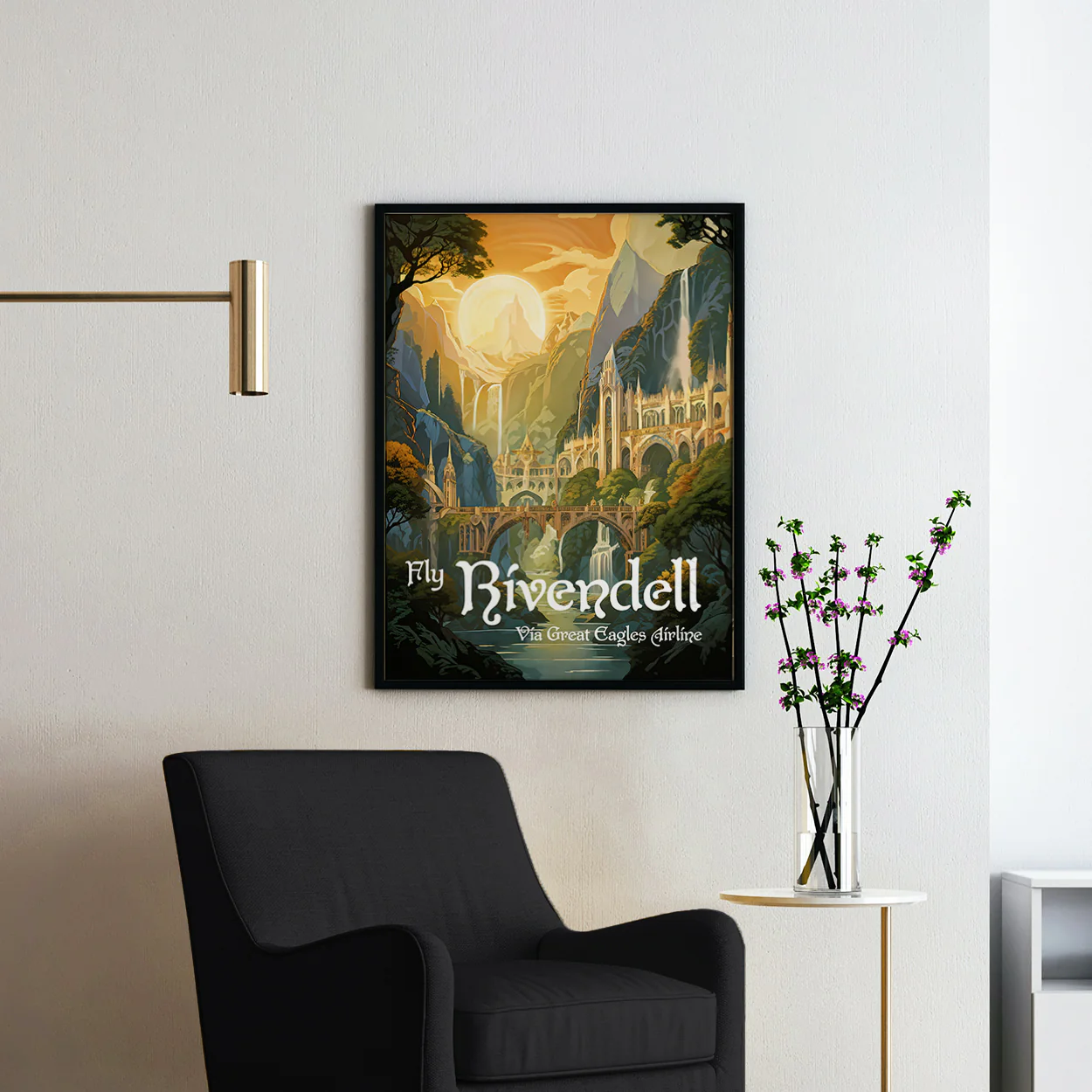 Vintage Rivendell Travel Poster - Image 2