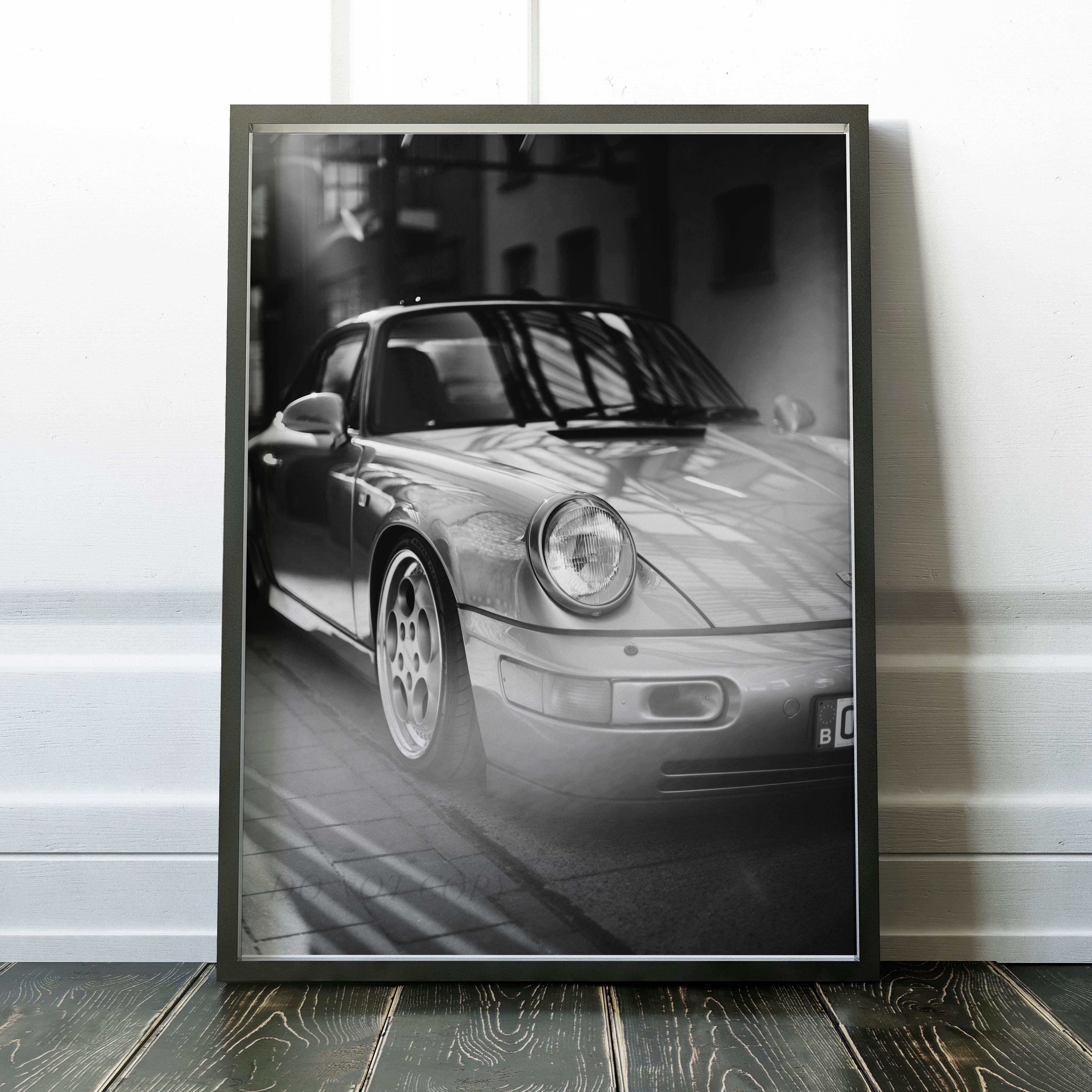 Vintage Silver Porsche - Image 2