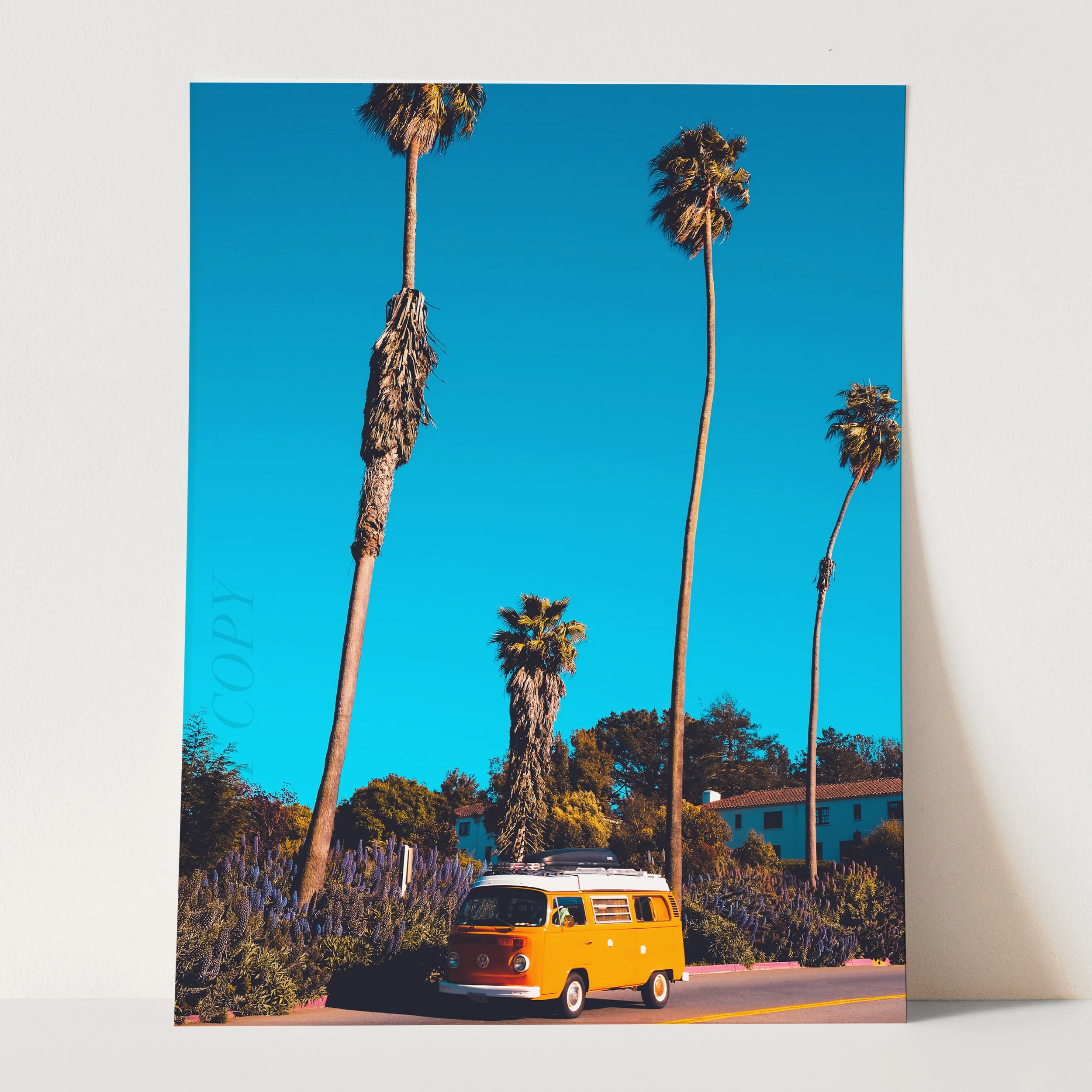 Volkswagen Van with Palm Trees - Image 3