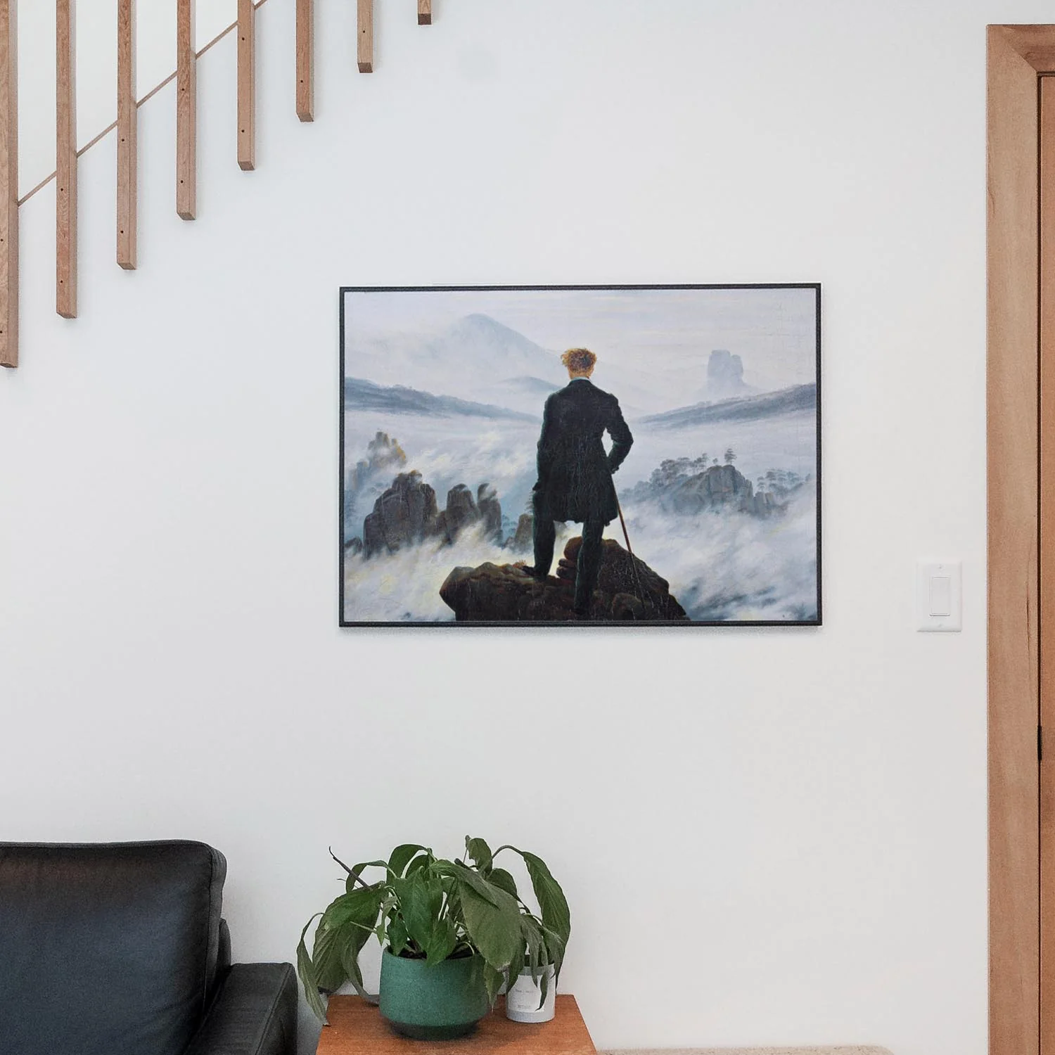 Wanderer Above The Sea of Fog by Casper David French - Image 2