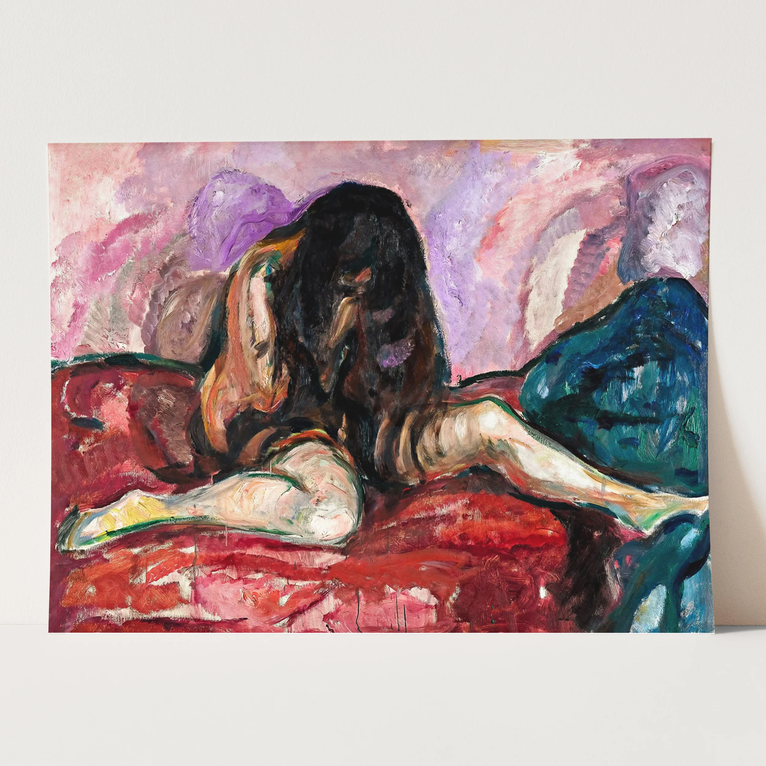 Weeping Nude, 1914 by Edvard Munch - Image 3