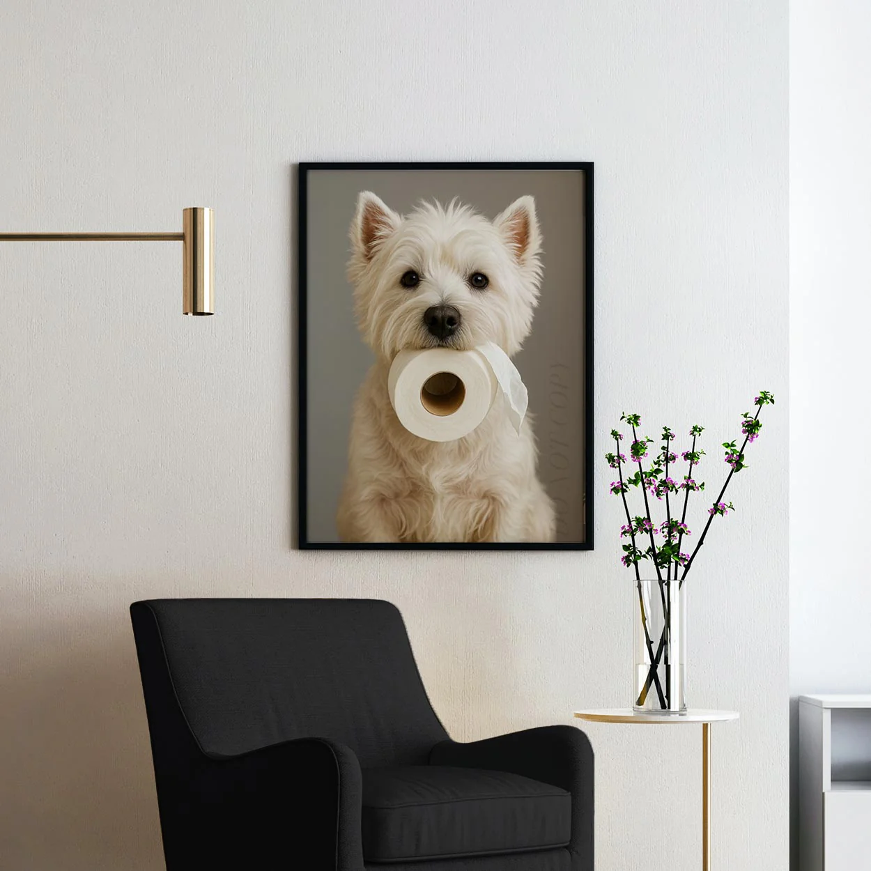 West Highland White Terrier Dog Toilet Paper - Image 2