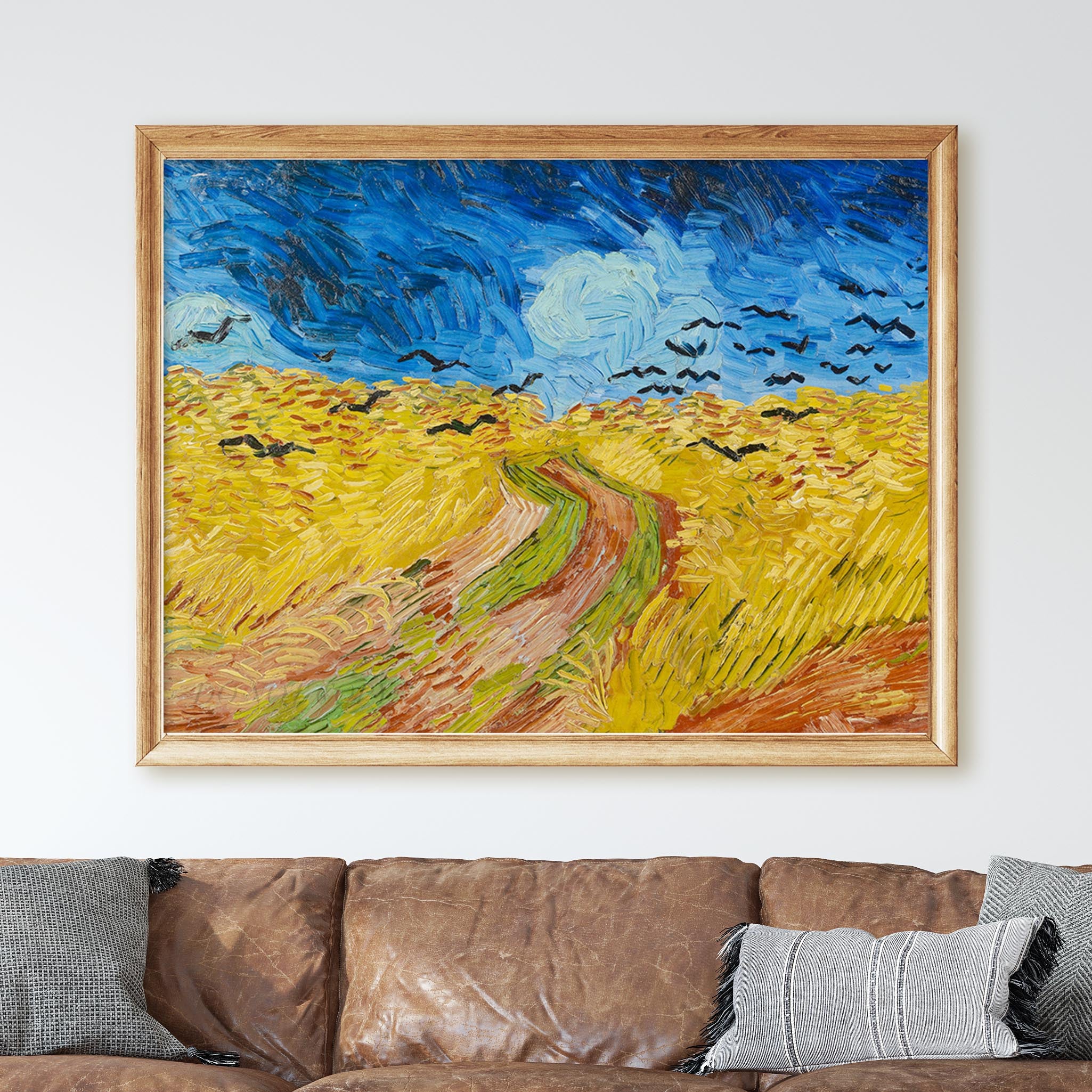 Wheat Field With Crows Van Gogh - Image 2