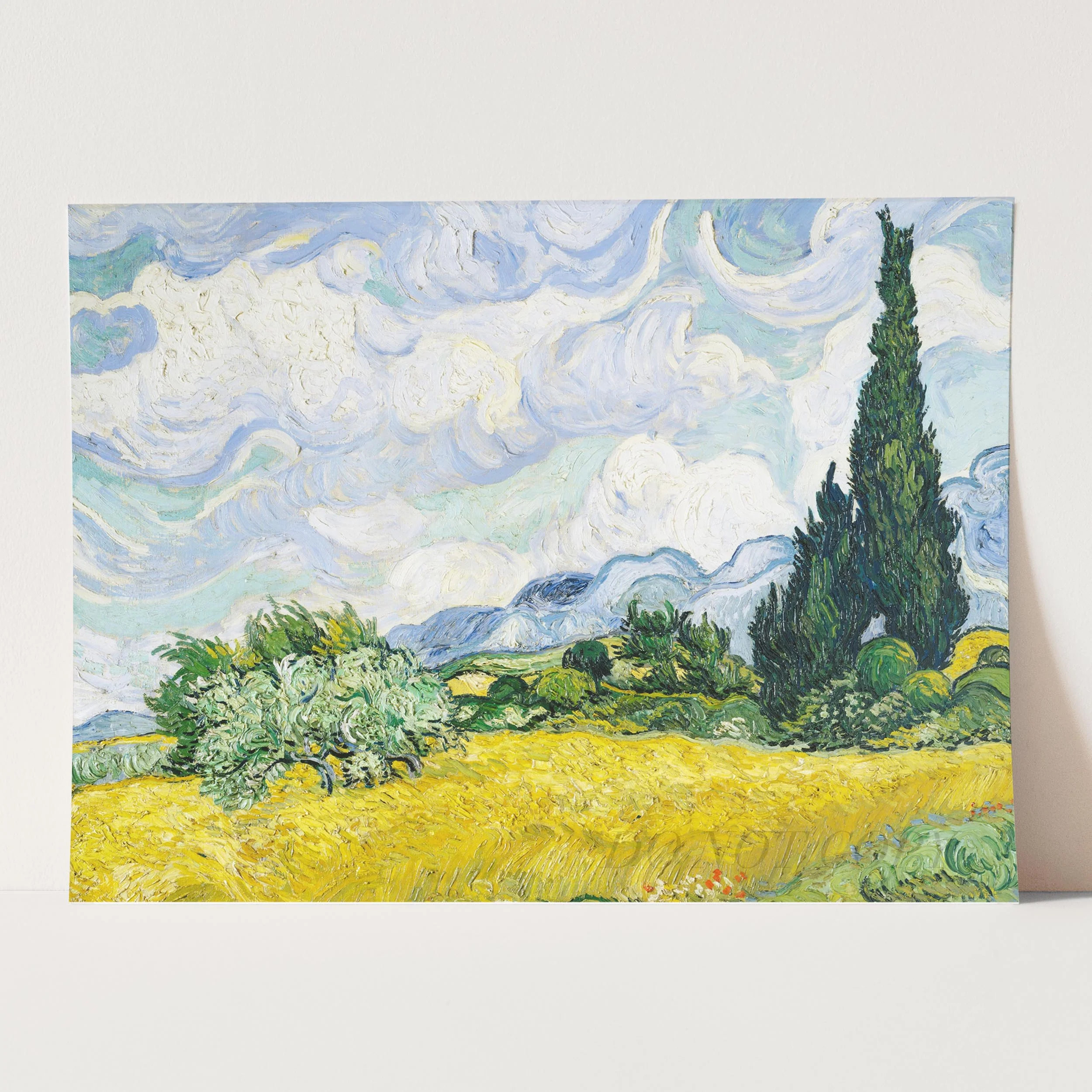 Wheat Field with Cypresses Van Gogh - Image 3