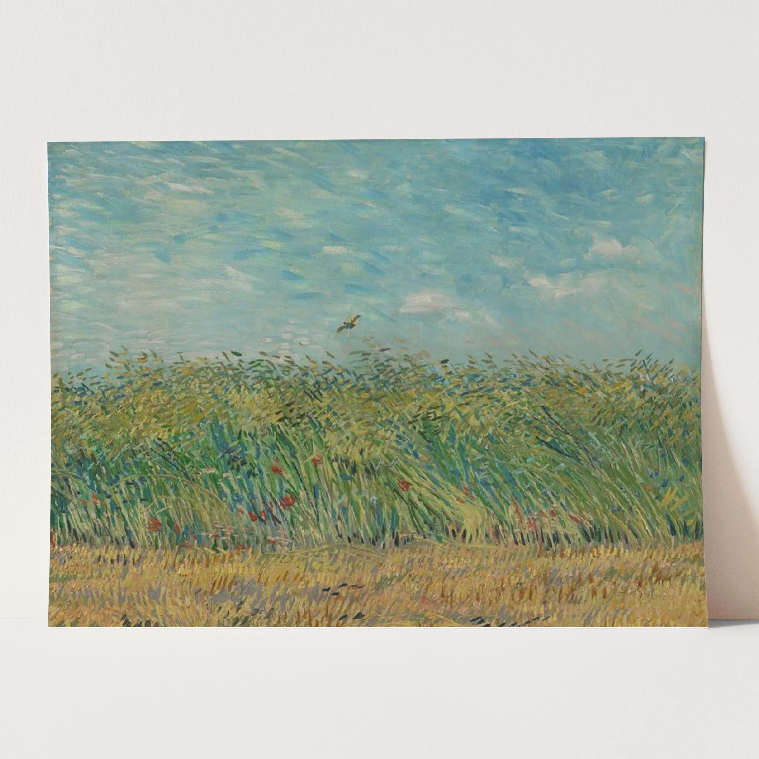 Wheatfield with Partridge (1887) by Van Gogh - Image 3