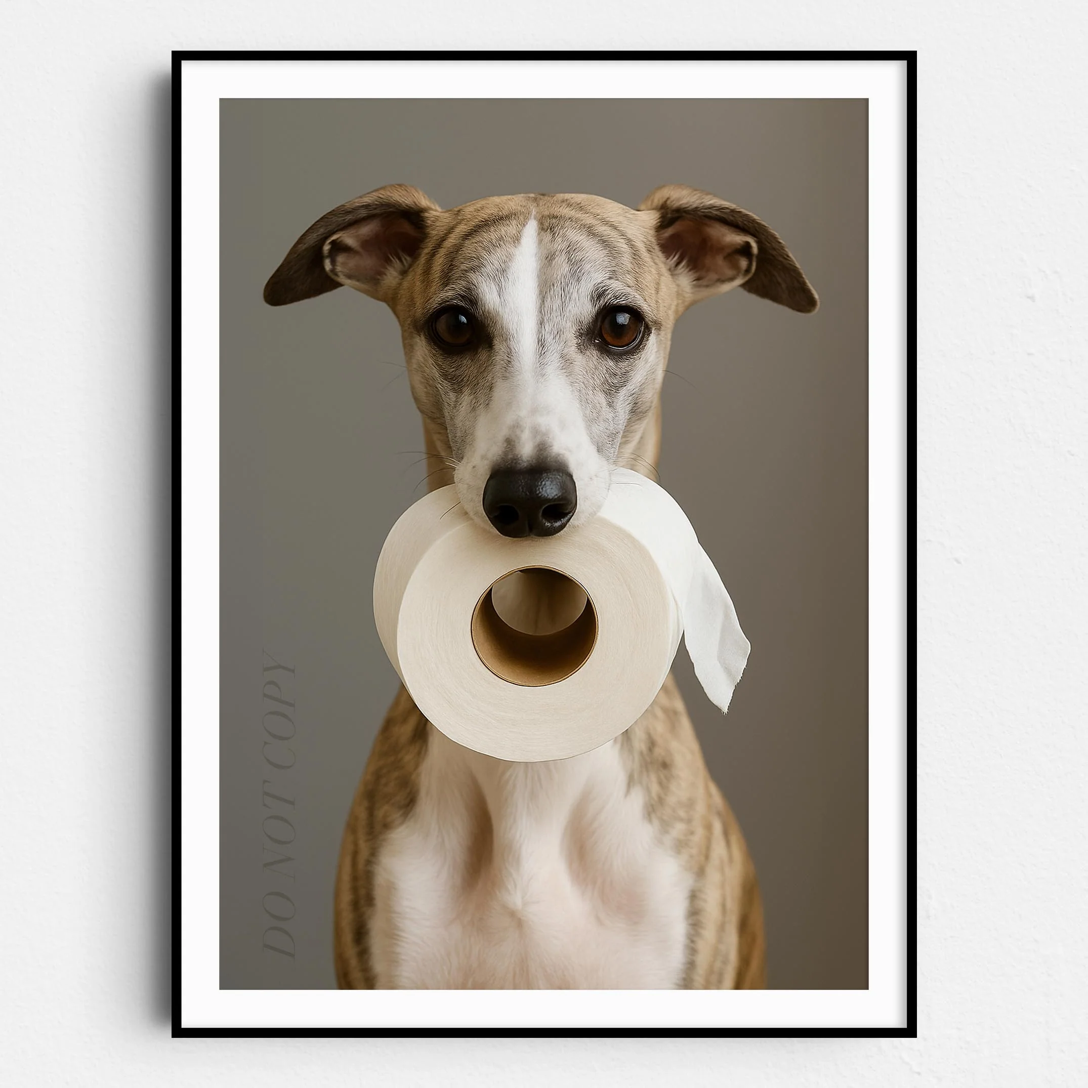 Whippet Dog Toilet Paper