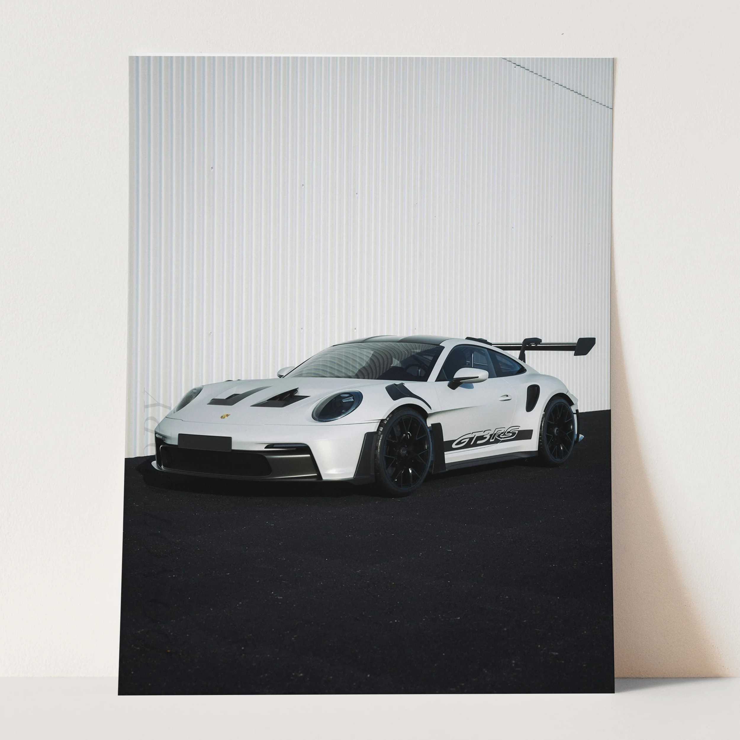 White and Black Porsche GT3 RS - Image 3