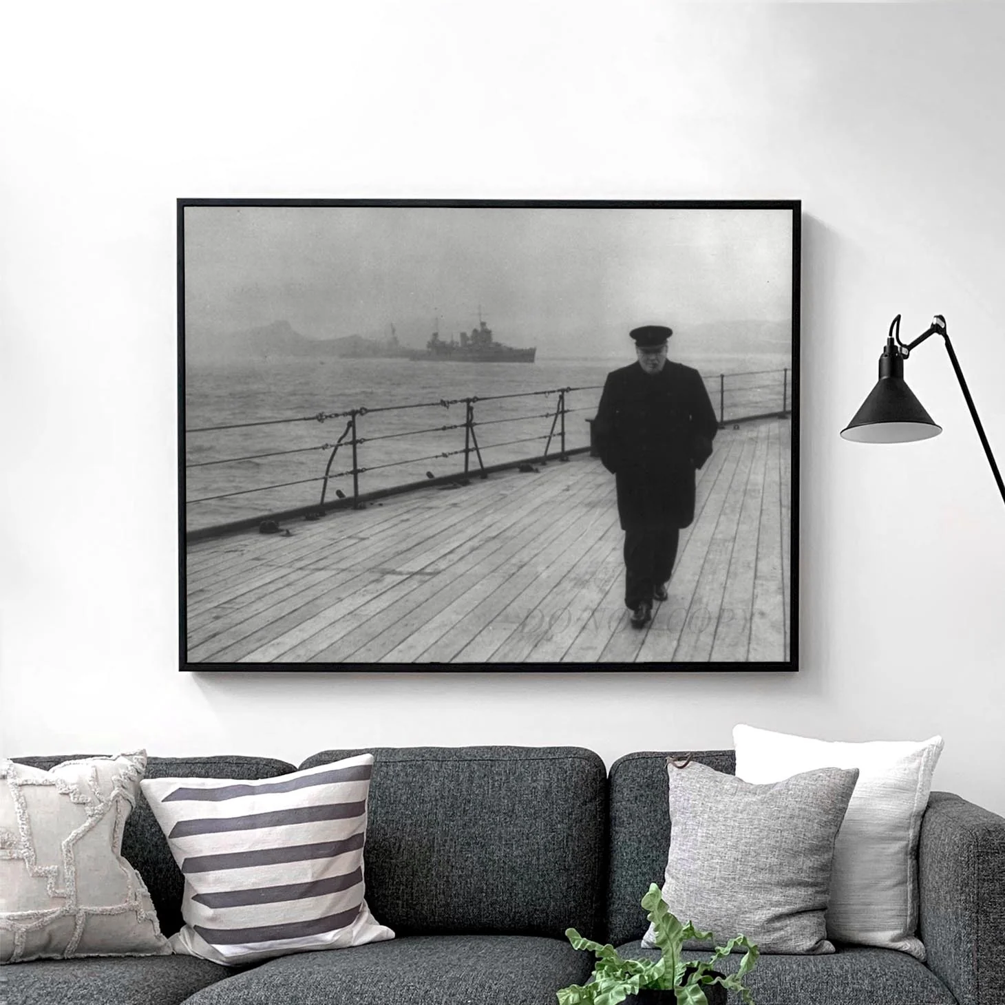 Winston Churchill on Battleship - Image 3