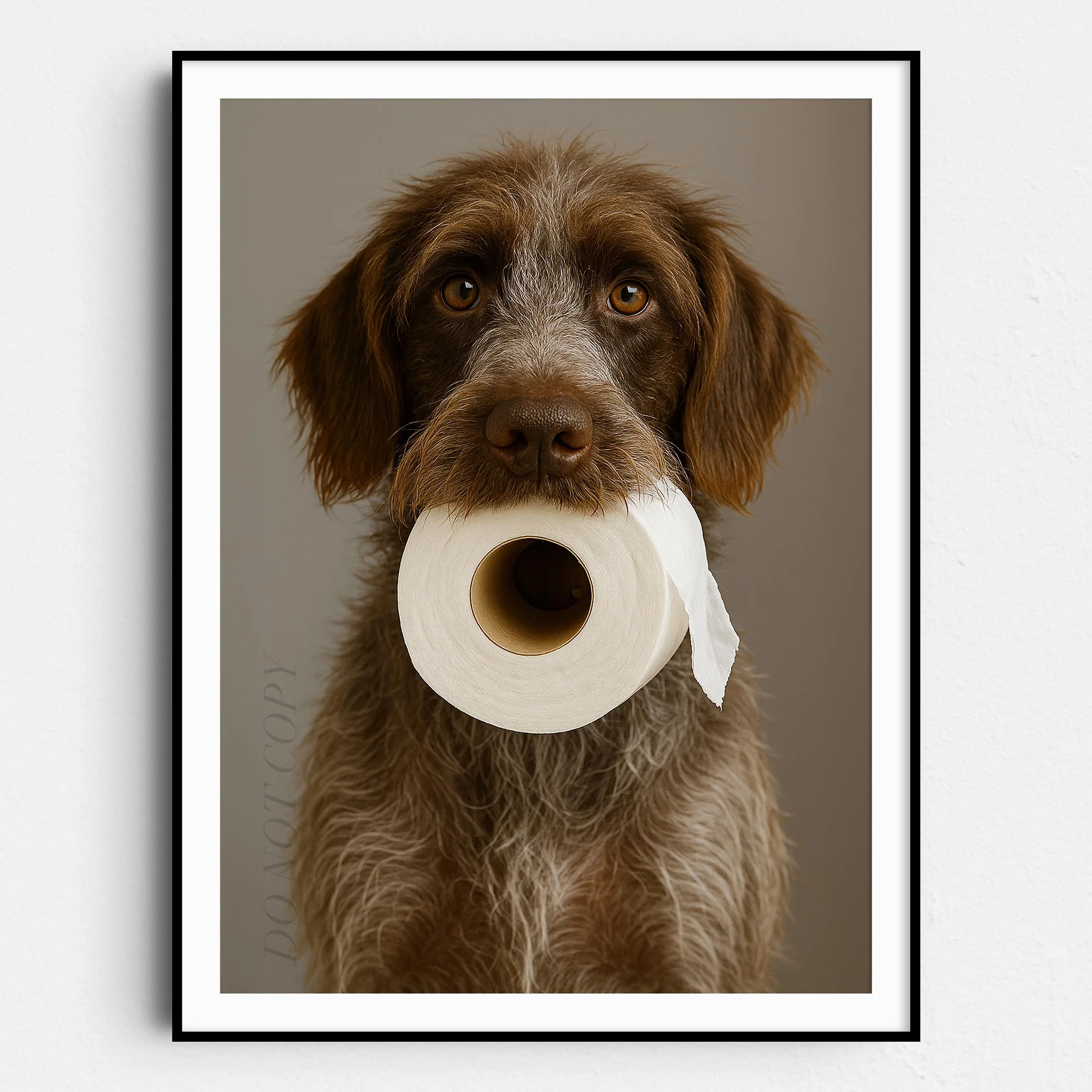 Wirehaired Pointing Griffon Dog Toilet Paper