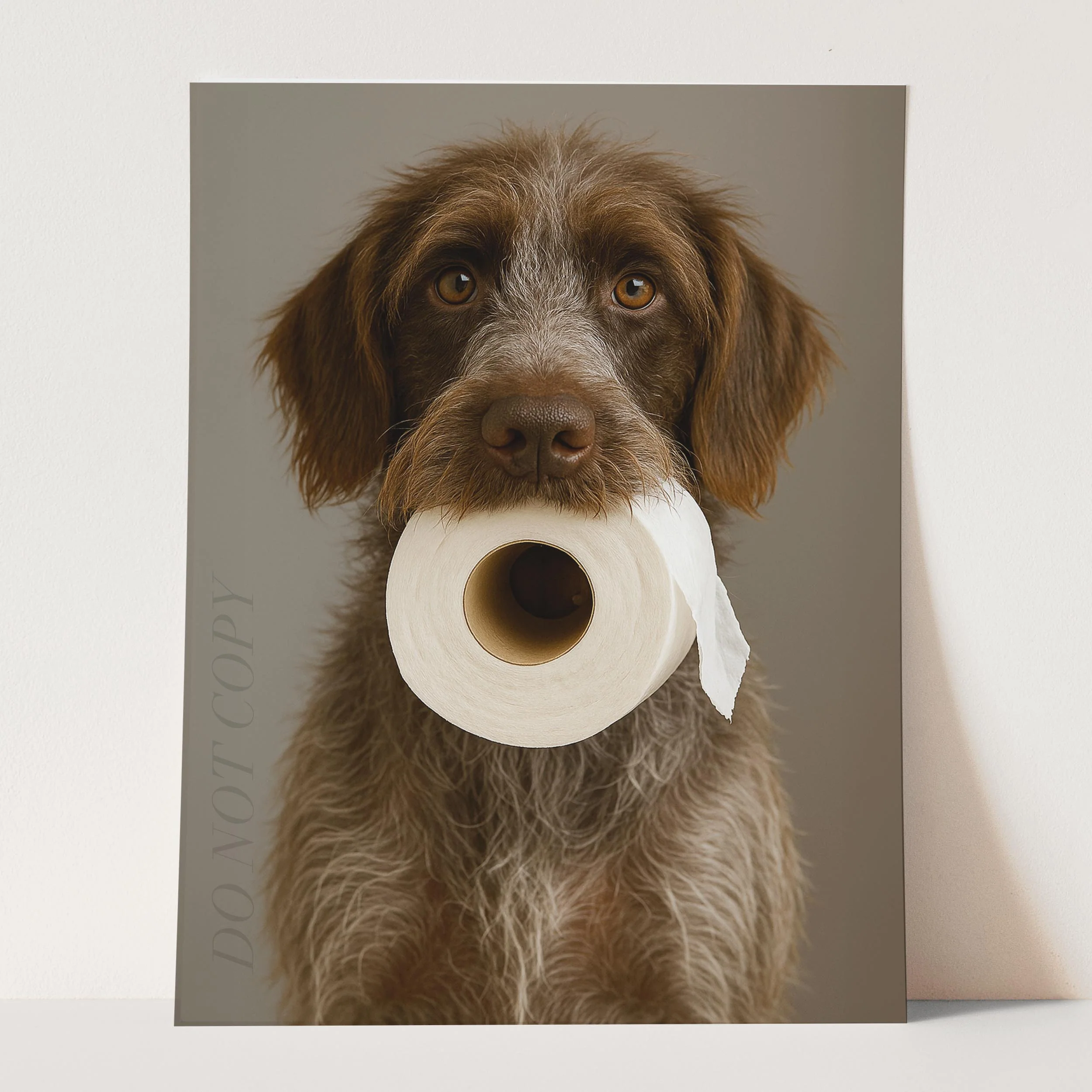 Wirehaired Pointing Griffon Dog Toilet Paper - Image 3