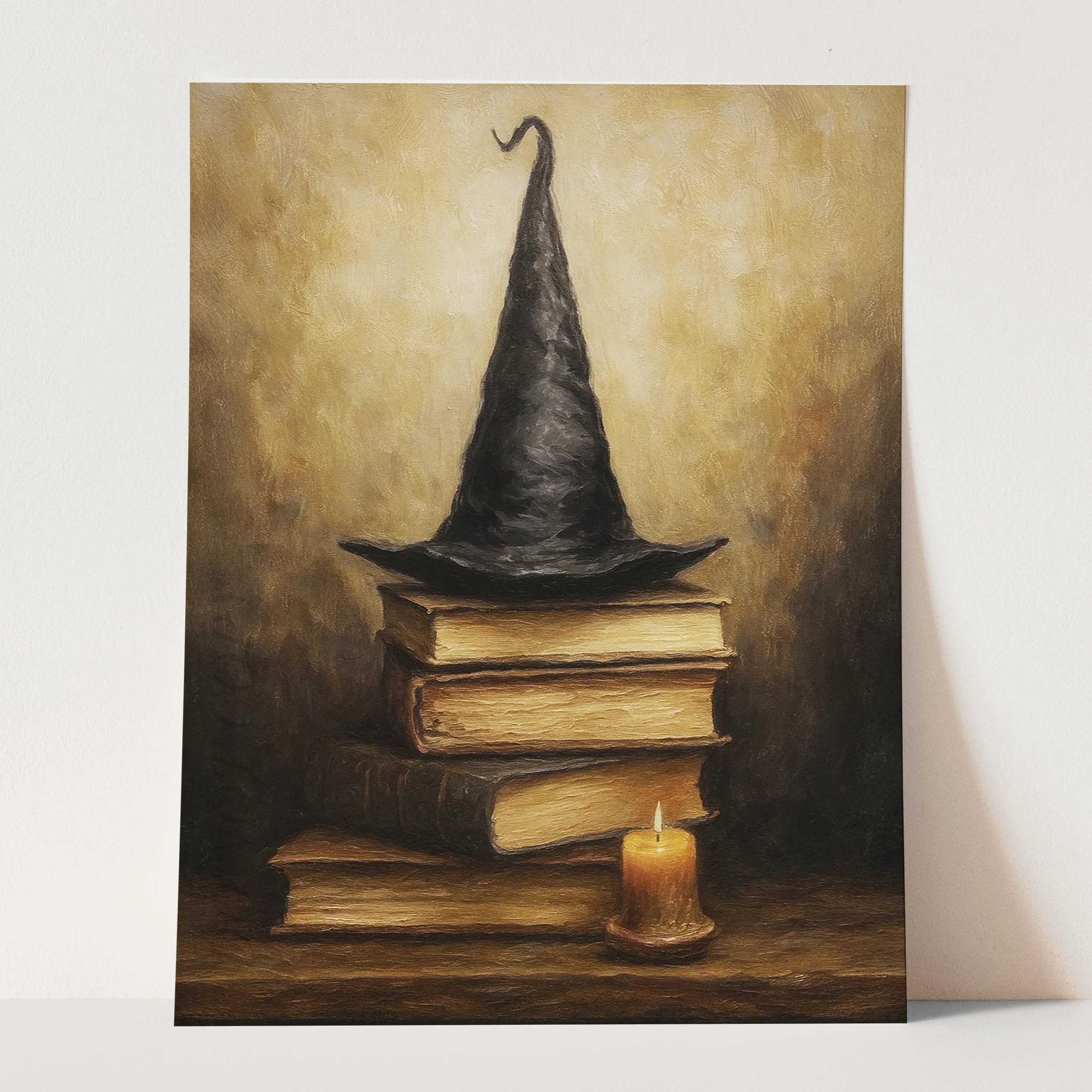 Witch Hat On Books - Image 3