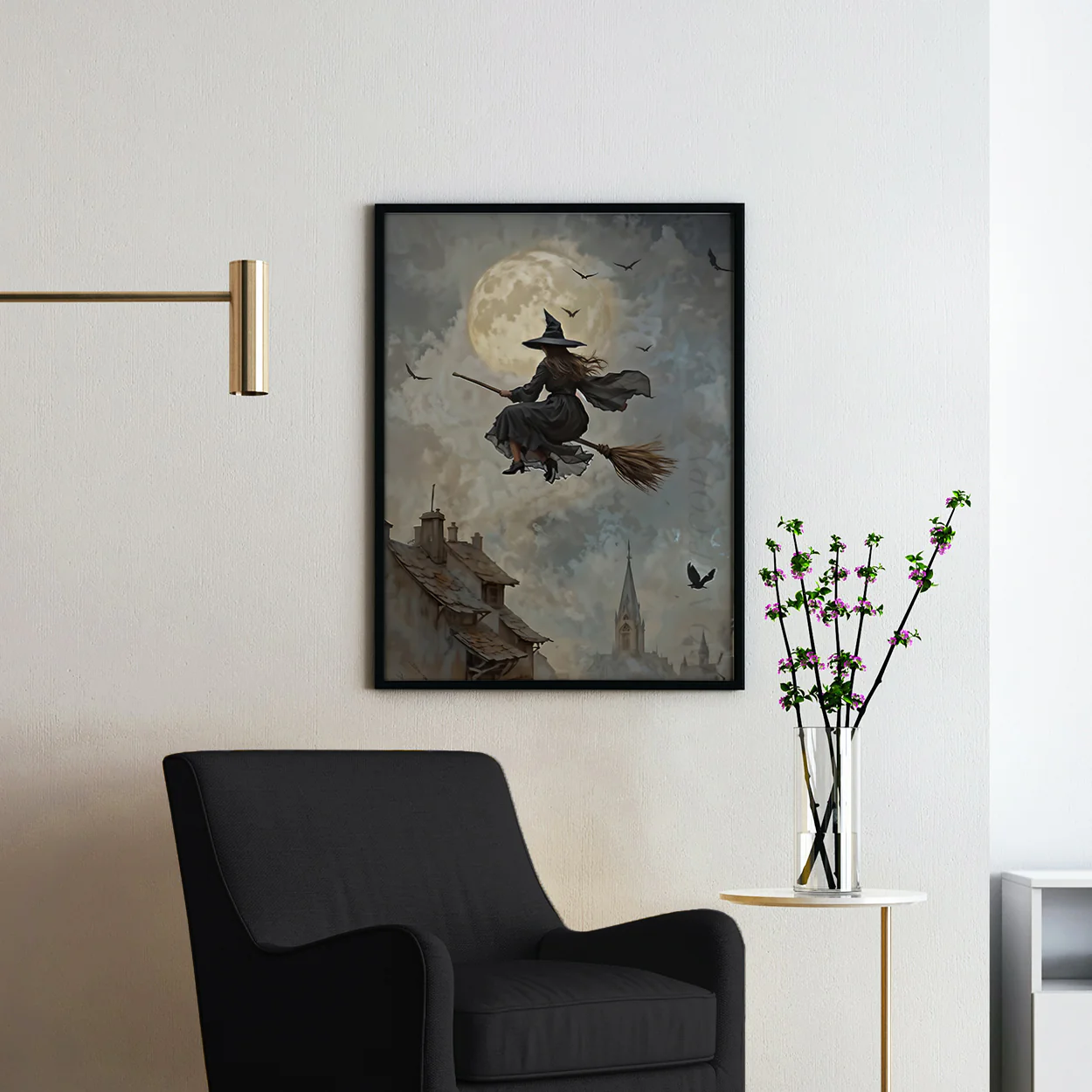 Witch on Broomstick - Image 2